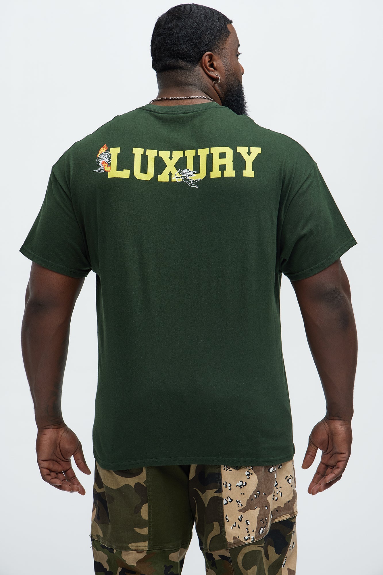 Luxury Is Hype Short Sleeve Tee - Hunter Green