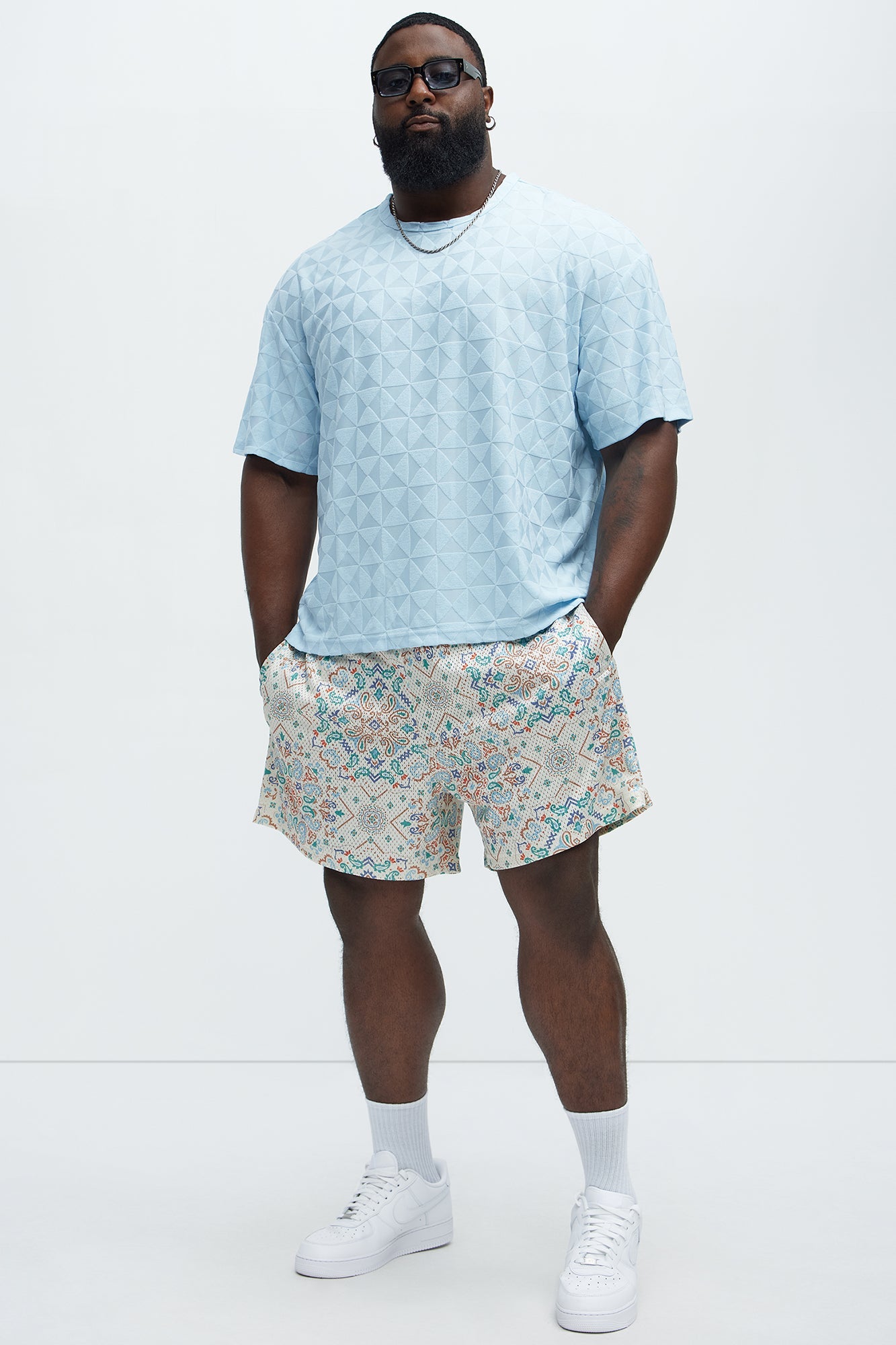 Bijan Rug Printed Shorts - Multi Color