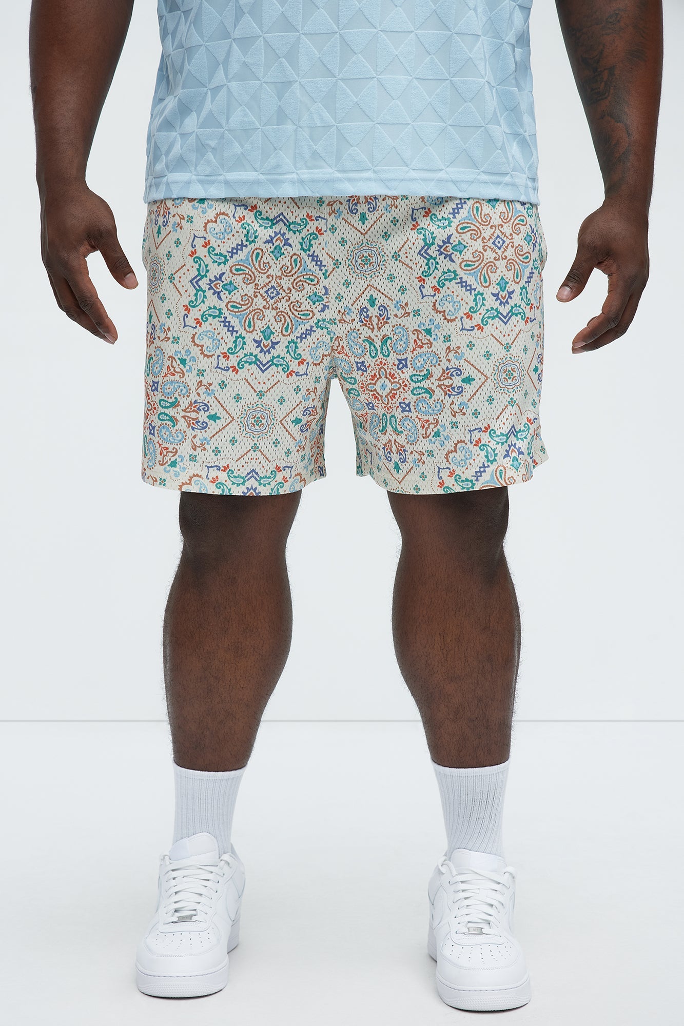 Bijan Rug Printed Shorts - Multi Color
