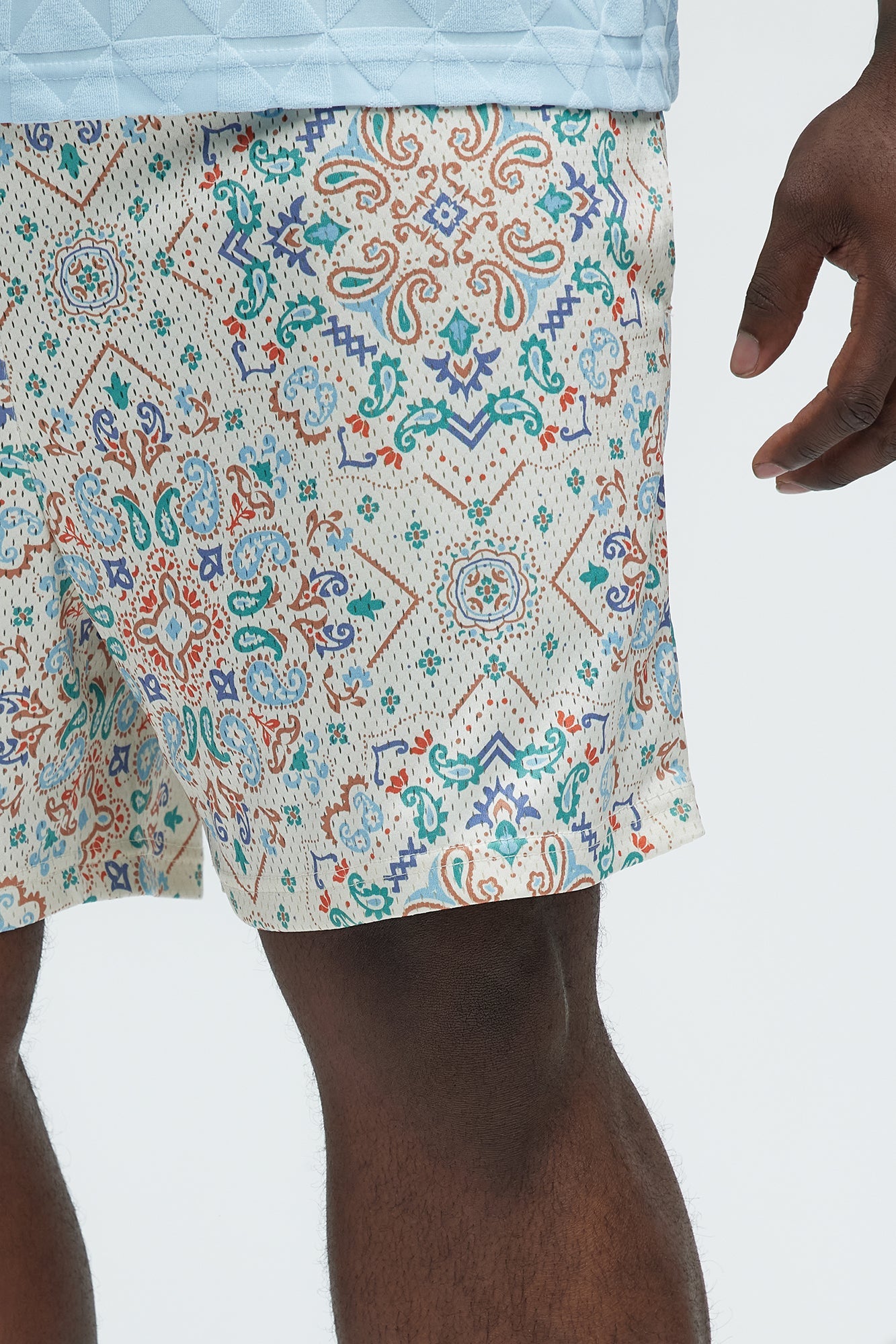 Bijan Rug Printed Shorts - Multi Color