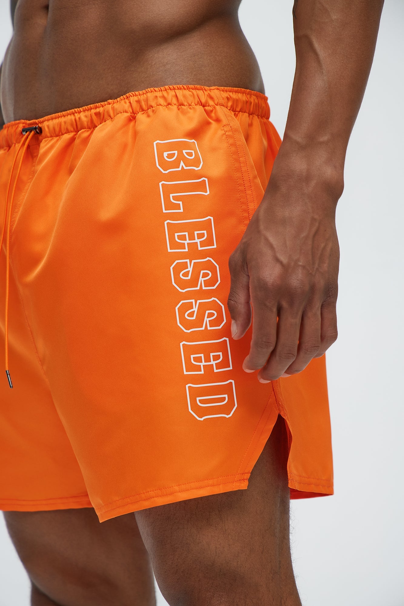 Blessed Swim Mid Trunk - Orange