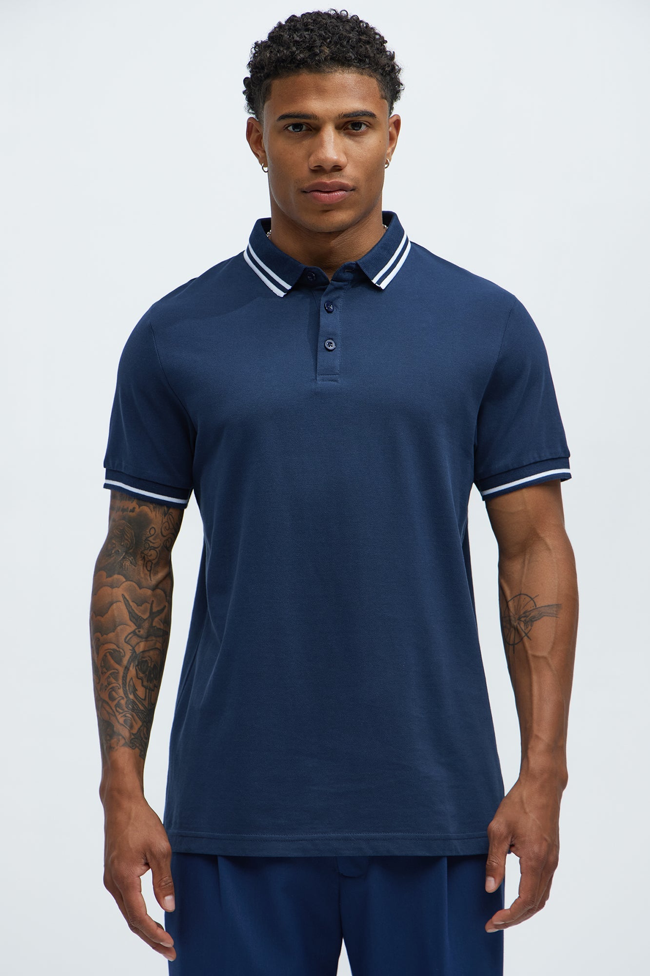Wilson Short Sleeve Polo - Navy