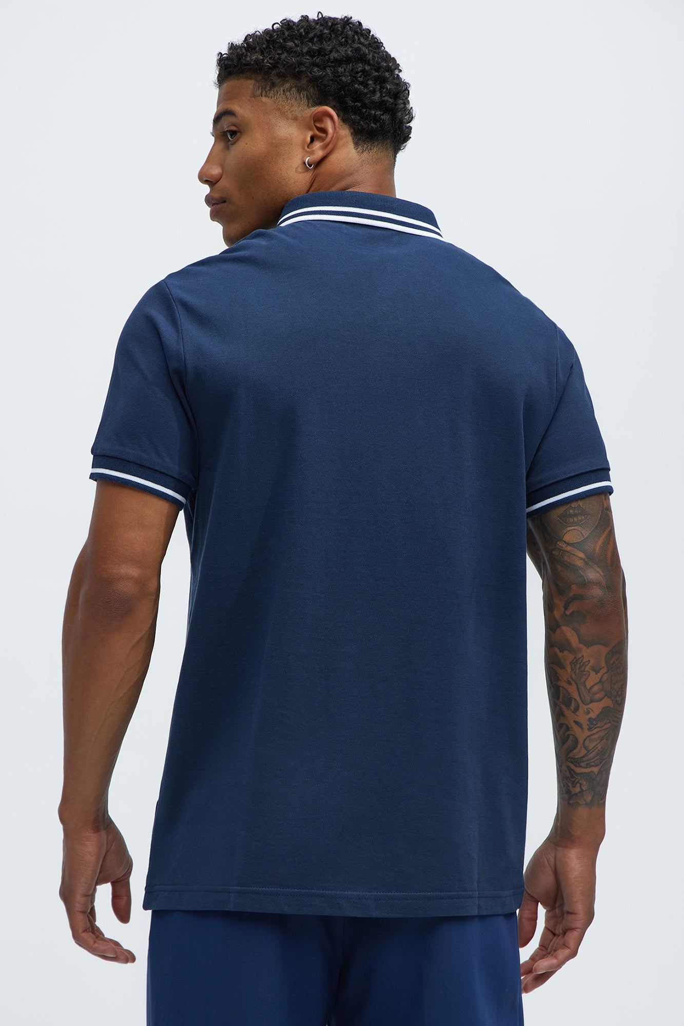 Wilson Short Sleeve Polo - Navy