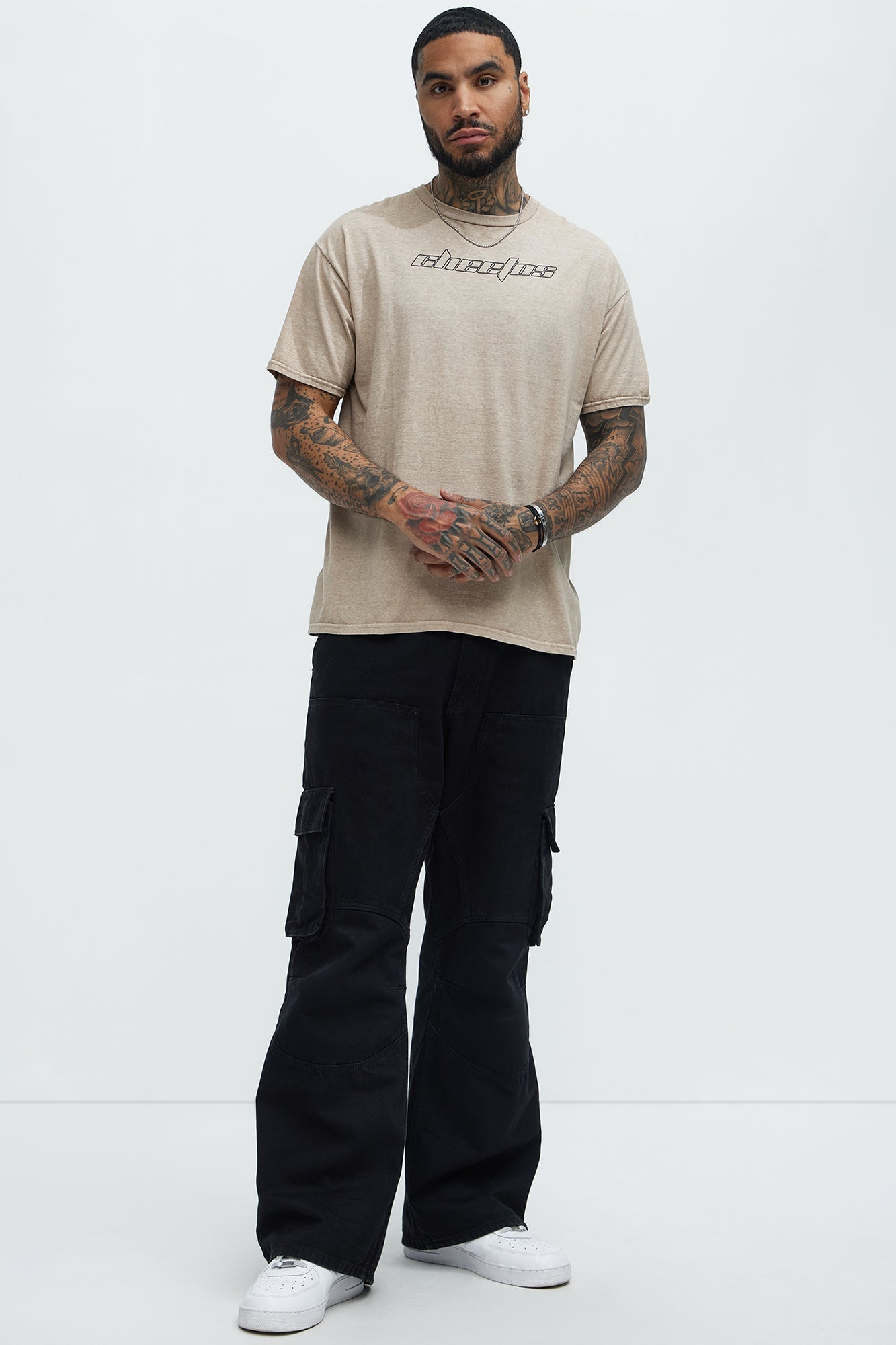 Cheetos Stay Cheesy Short Sleeve Tee - Tan