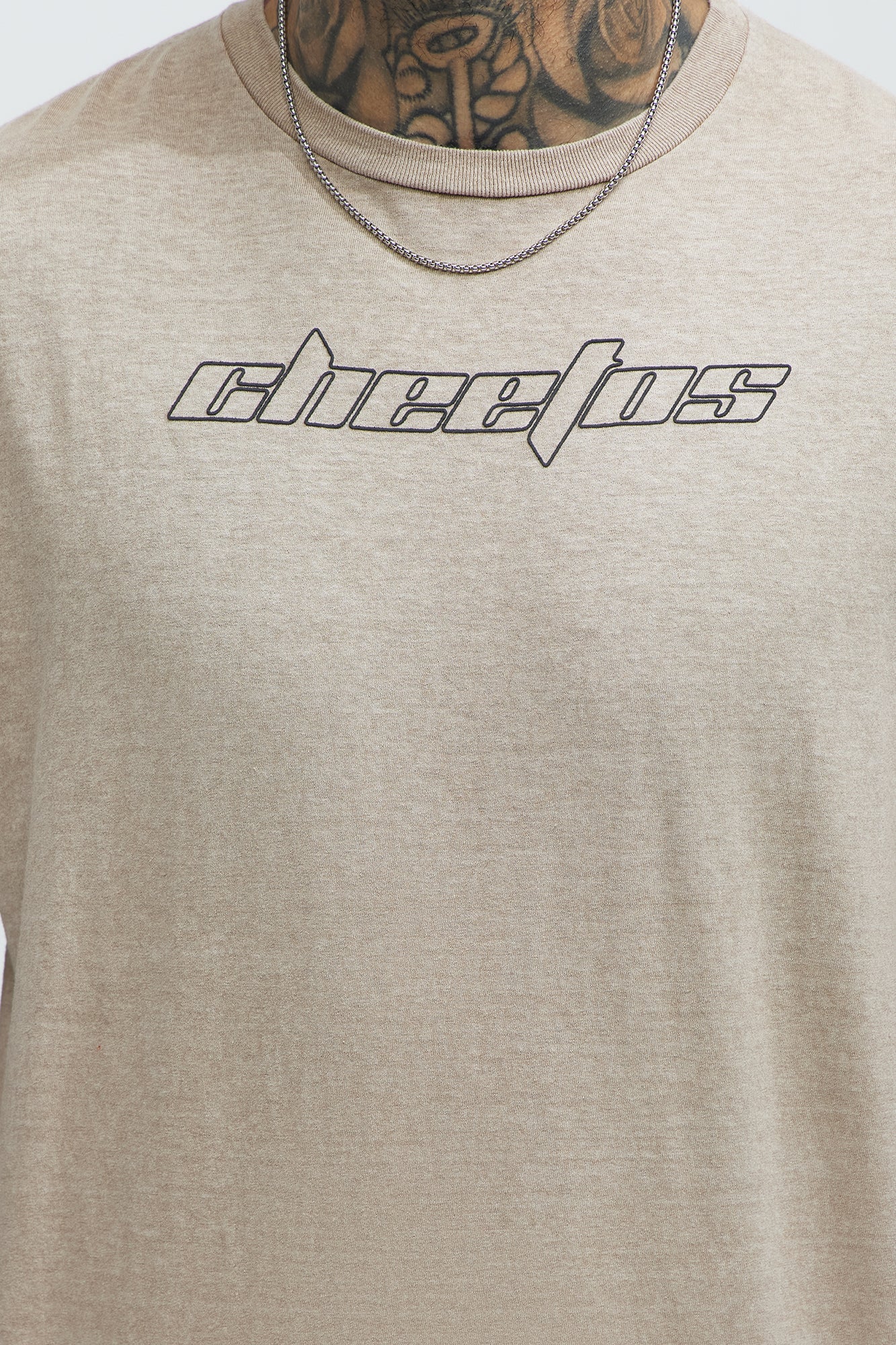 Cheetos Stay Cheesy Short Sleeve Tee - Tan