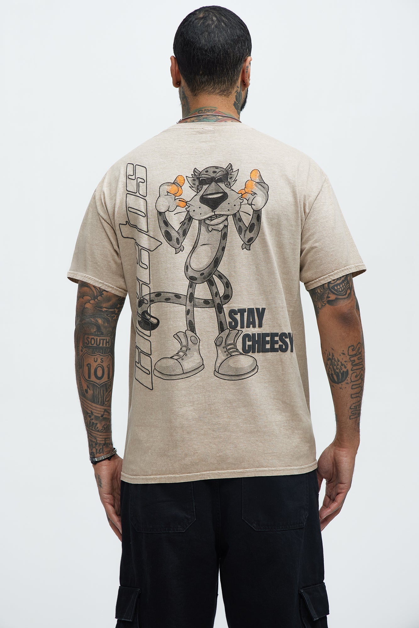 Cheetos Stay Cheesy Short Sleeve Tee - Tan