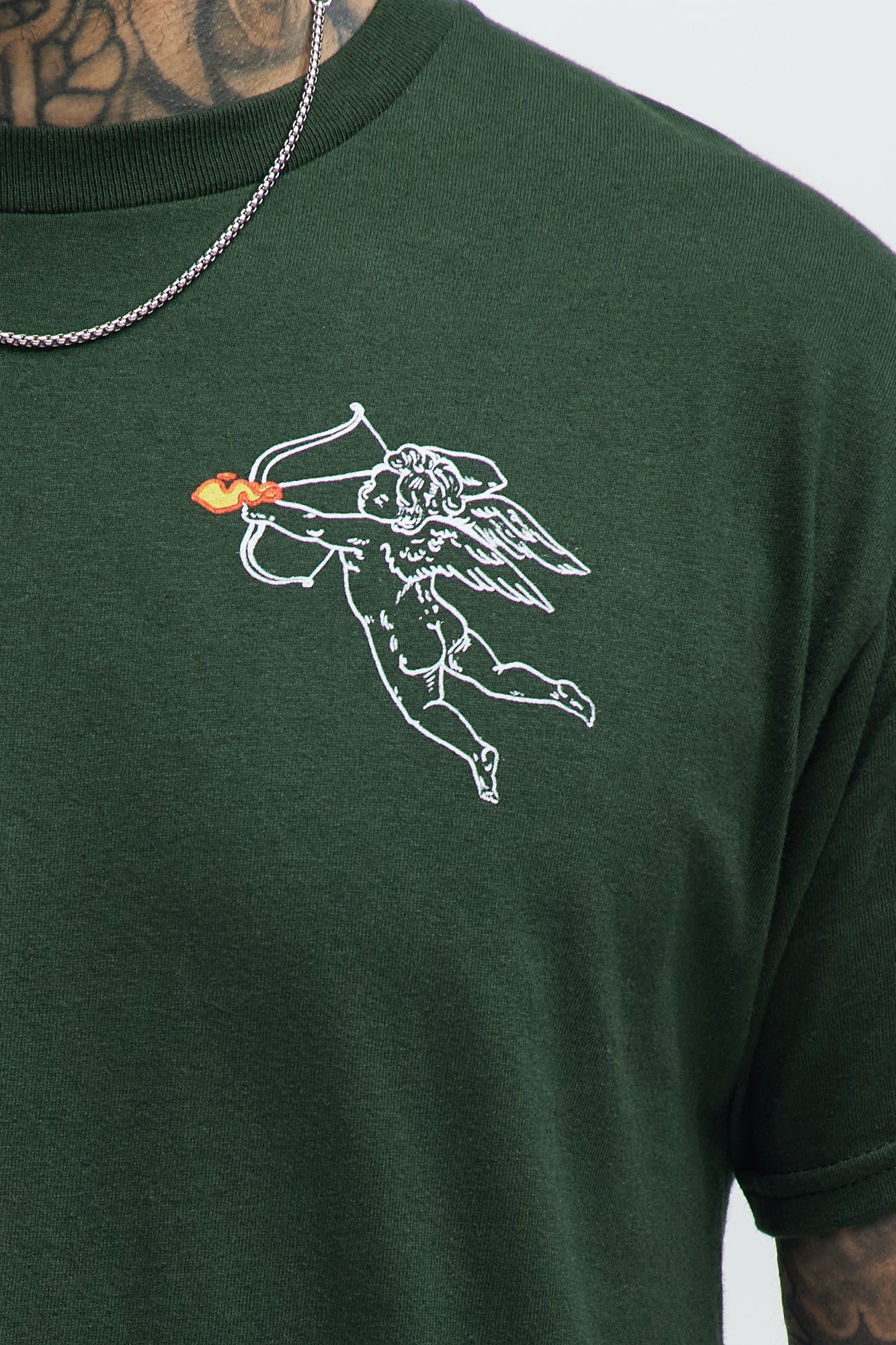 Luxury Is Hype Short Sleeve Tee - Hunter Green