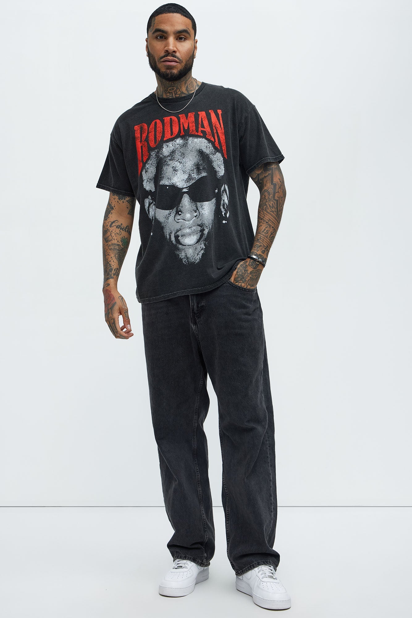 Dennis Rodman Short Sleeve Tee - Black