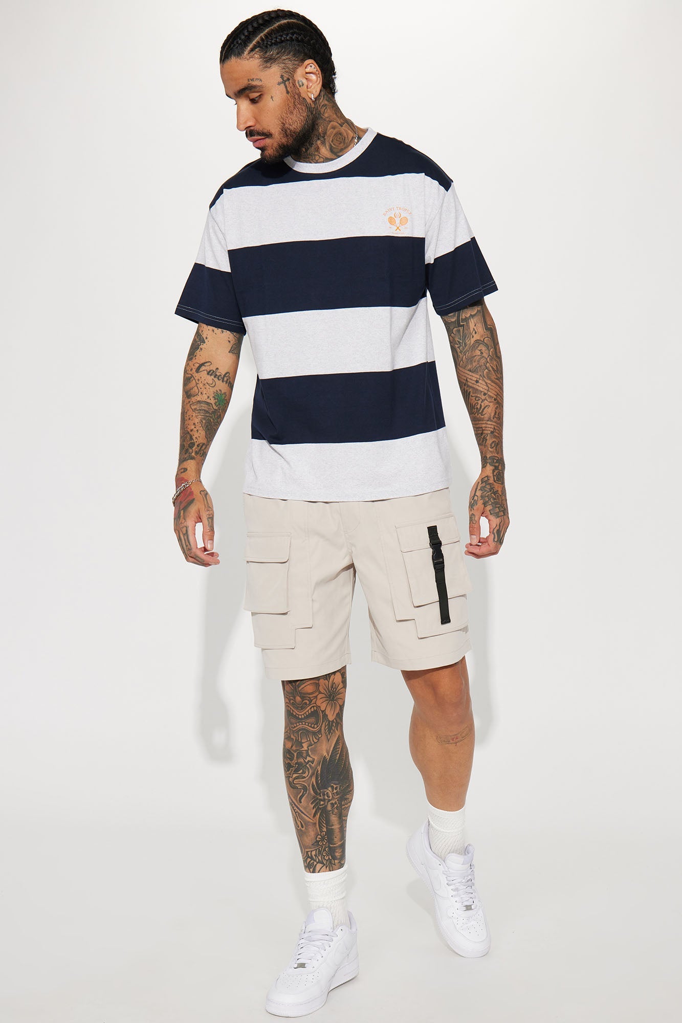 All Cap Utility Nylon Cargo Shorts - Grey