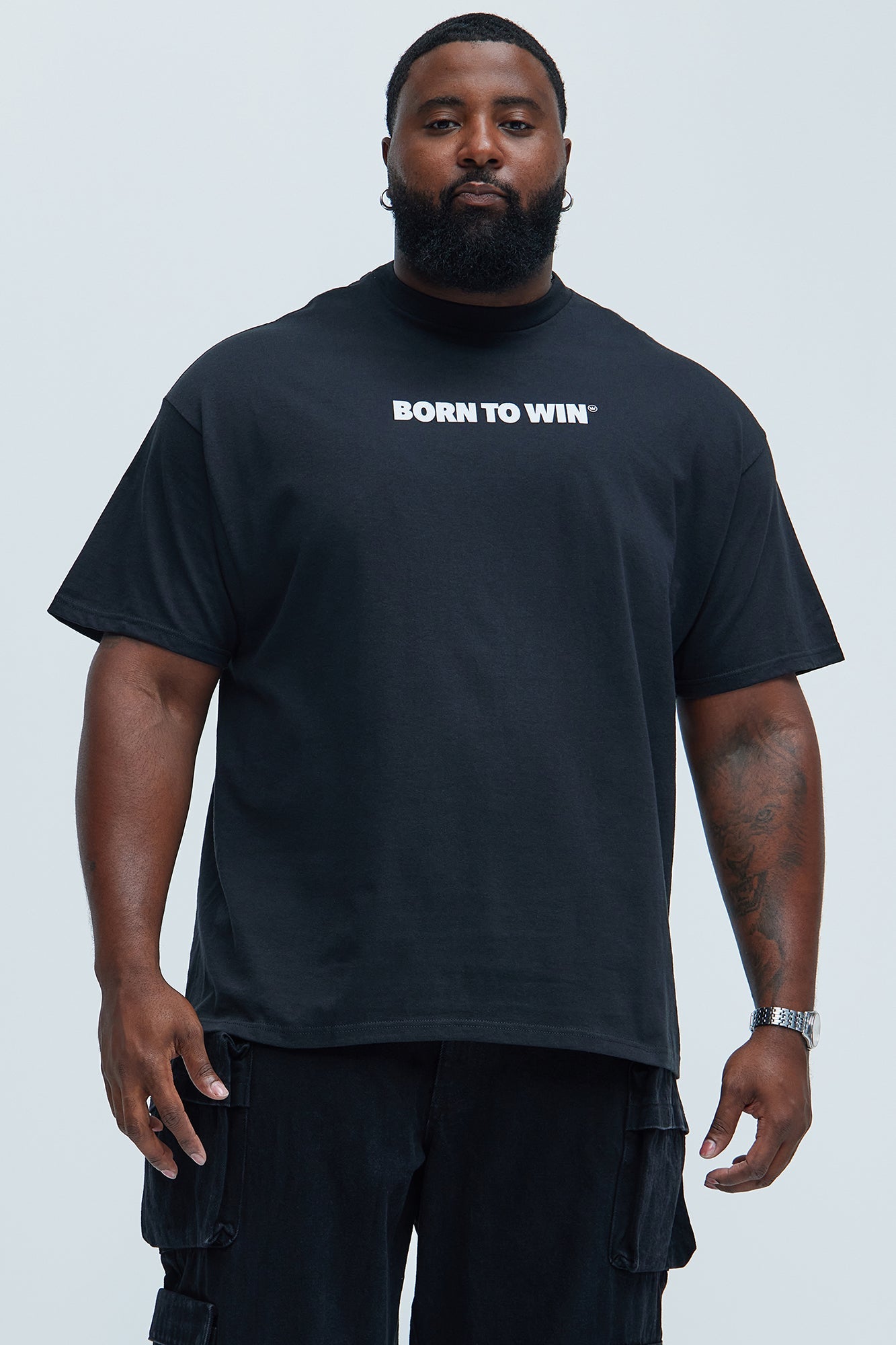 Born To Win Short Sleeve Tee - Black
