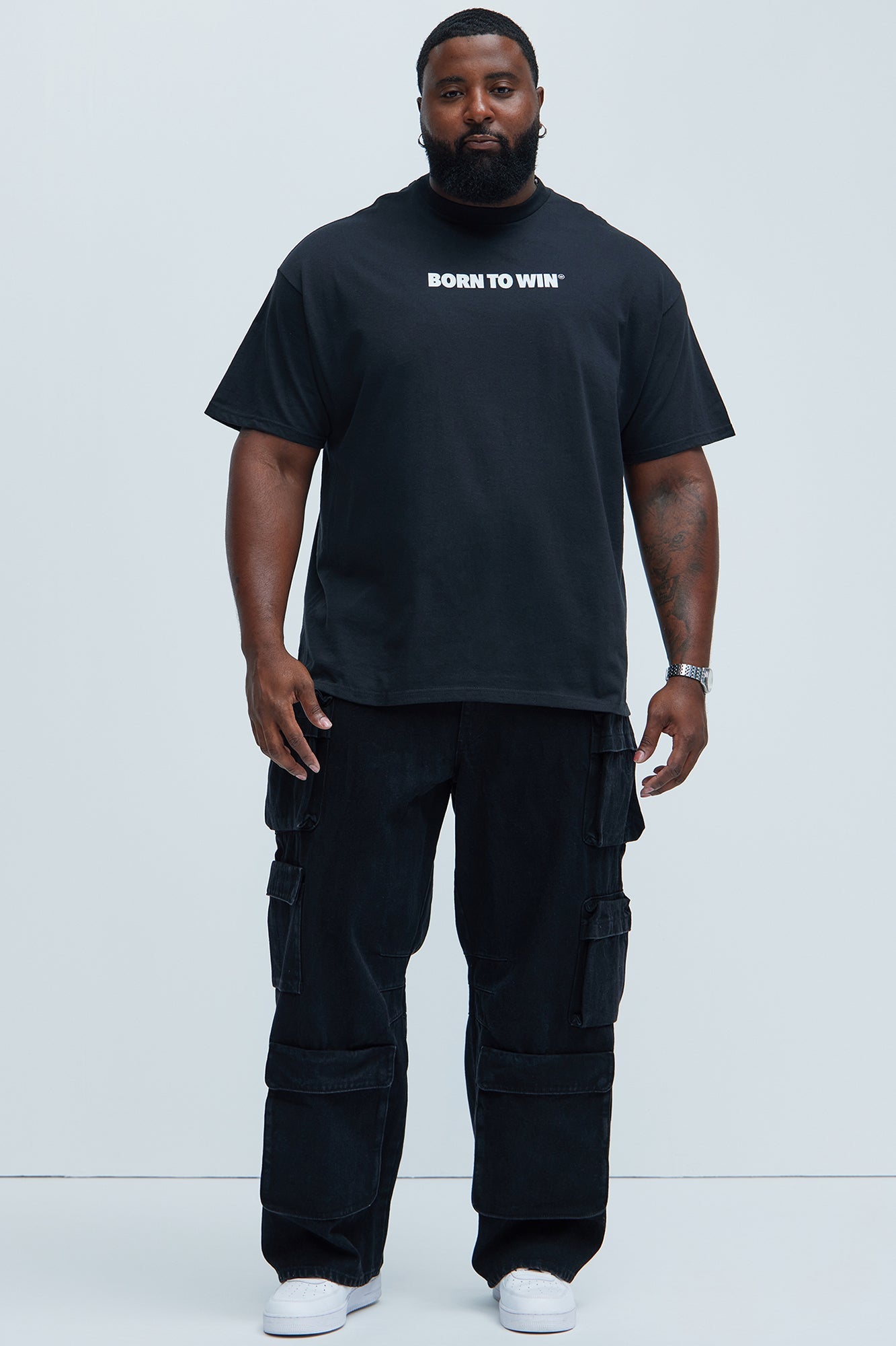 Born To Win Short Sleeve Tee - Black