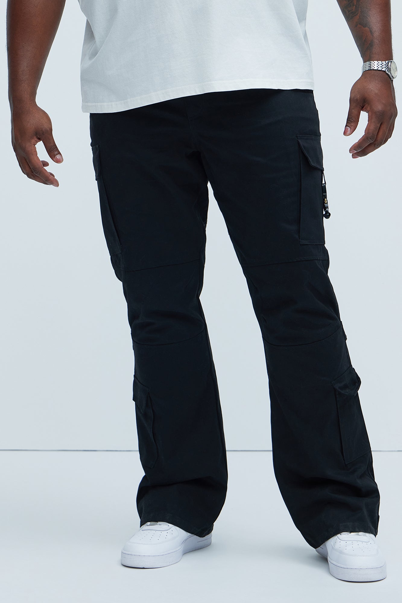 Nikko Slim Flare Pants - Black