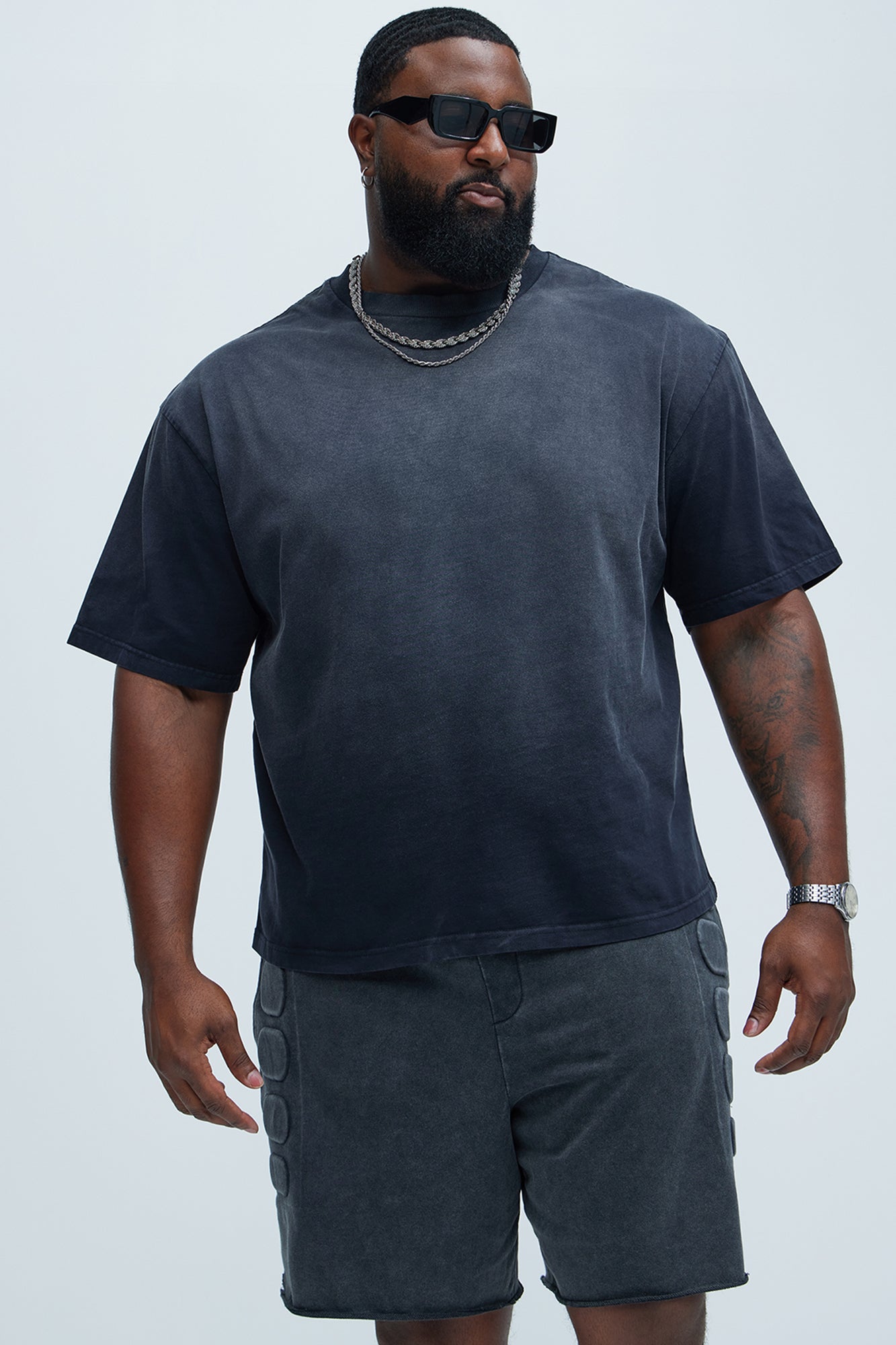 Dion Relaxed Tee - Black Wash