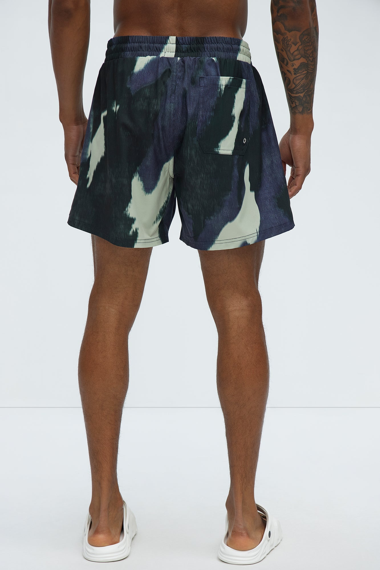 Abstract Vision Swim Mid Trunk - Multi Color