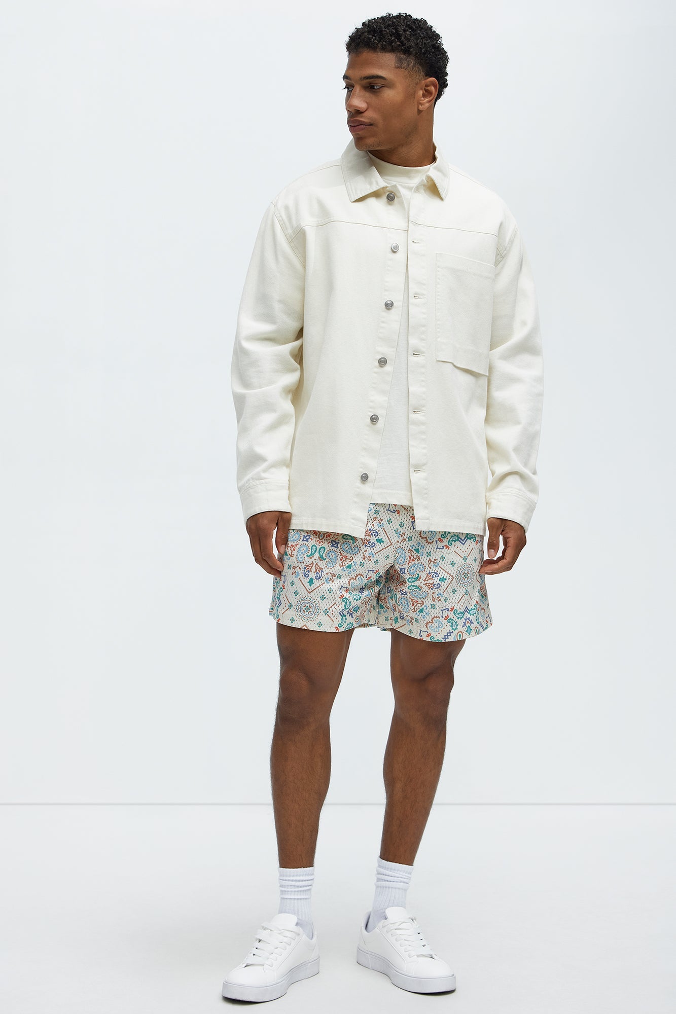 Bijan Rug Printed Shorts - Multi Color