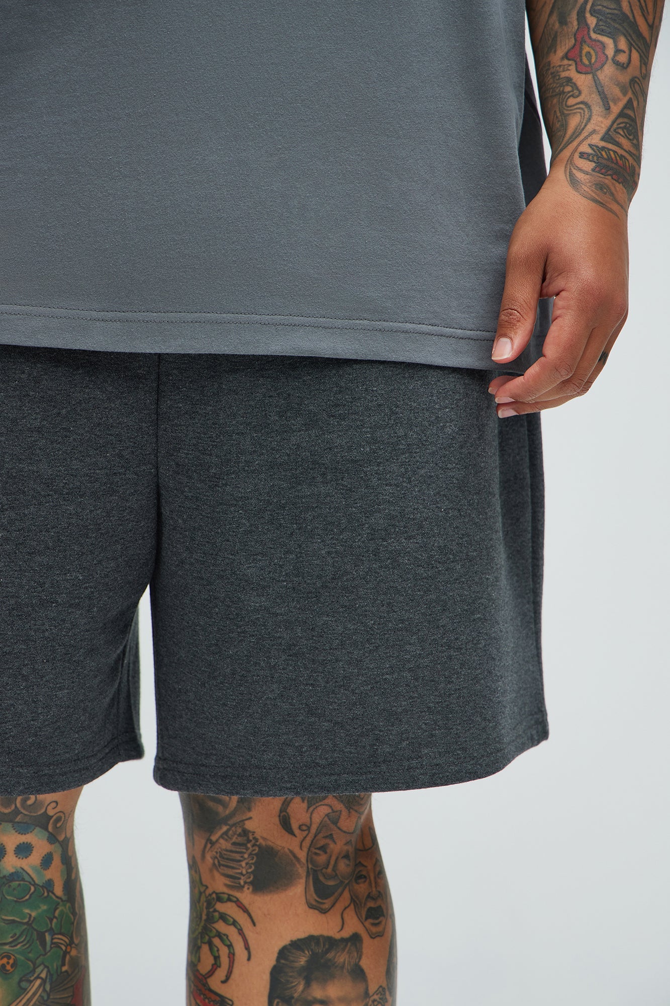 Tyson Sweatshort - Charcoal