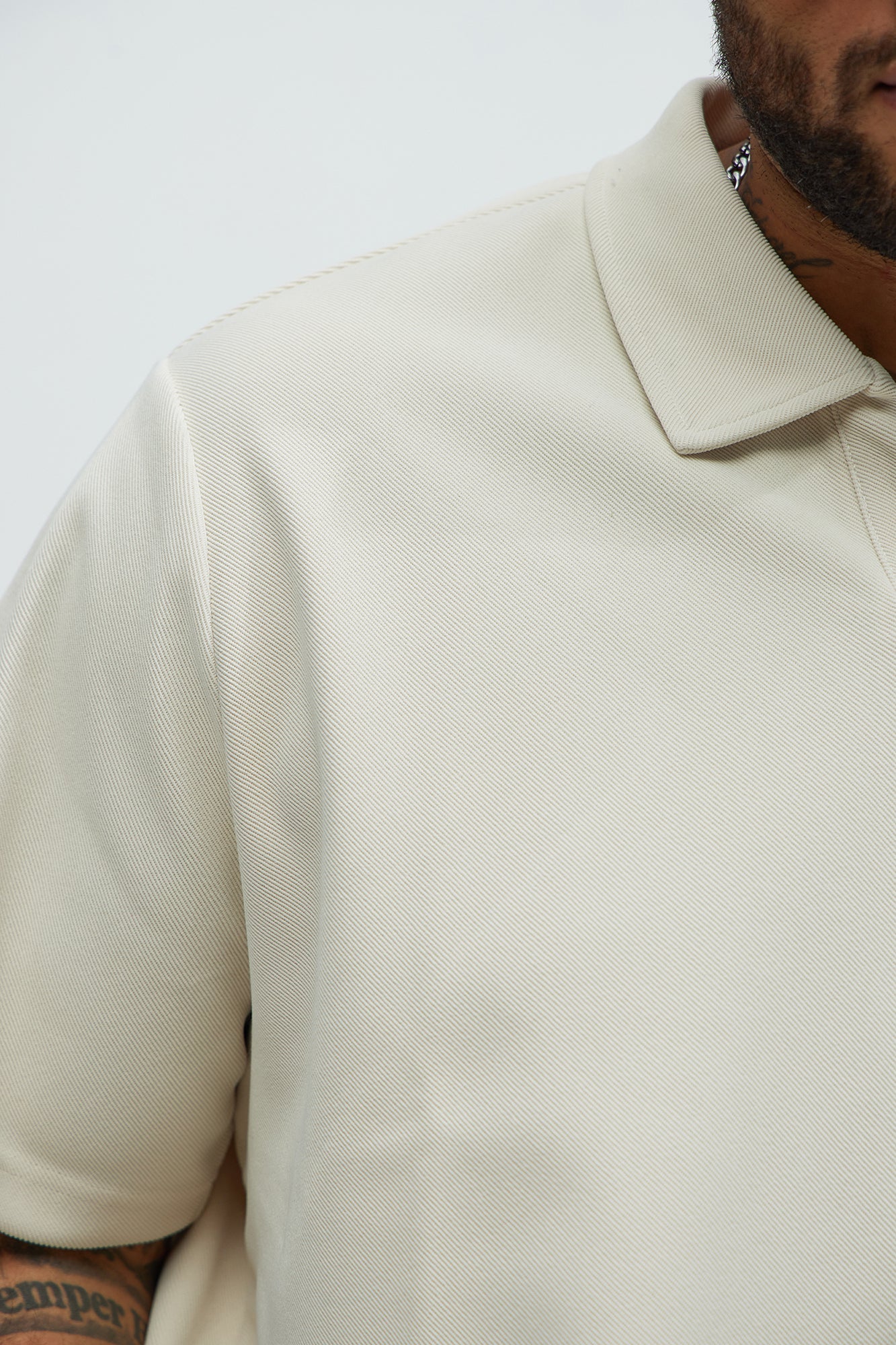 Turner Short Sleeve Polo - Cream