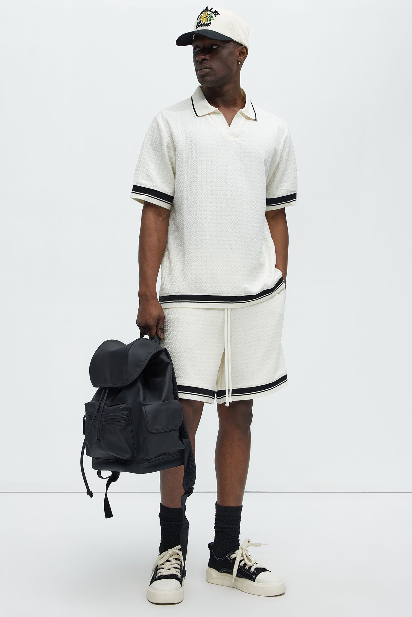 Princeton Textured Shorts - Cream