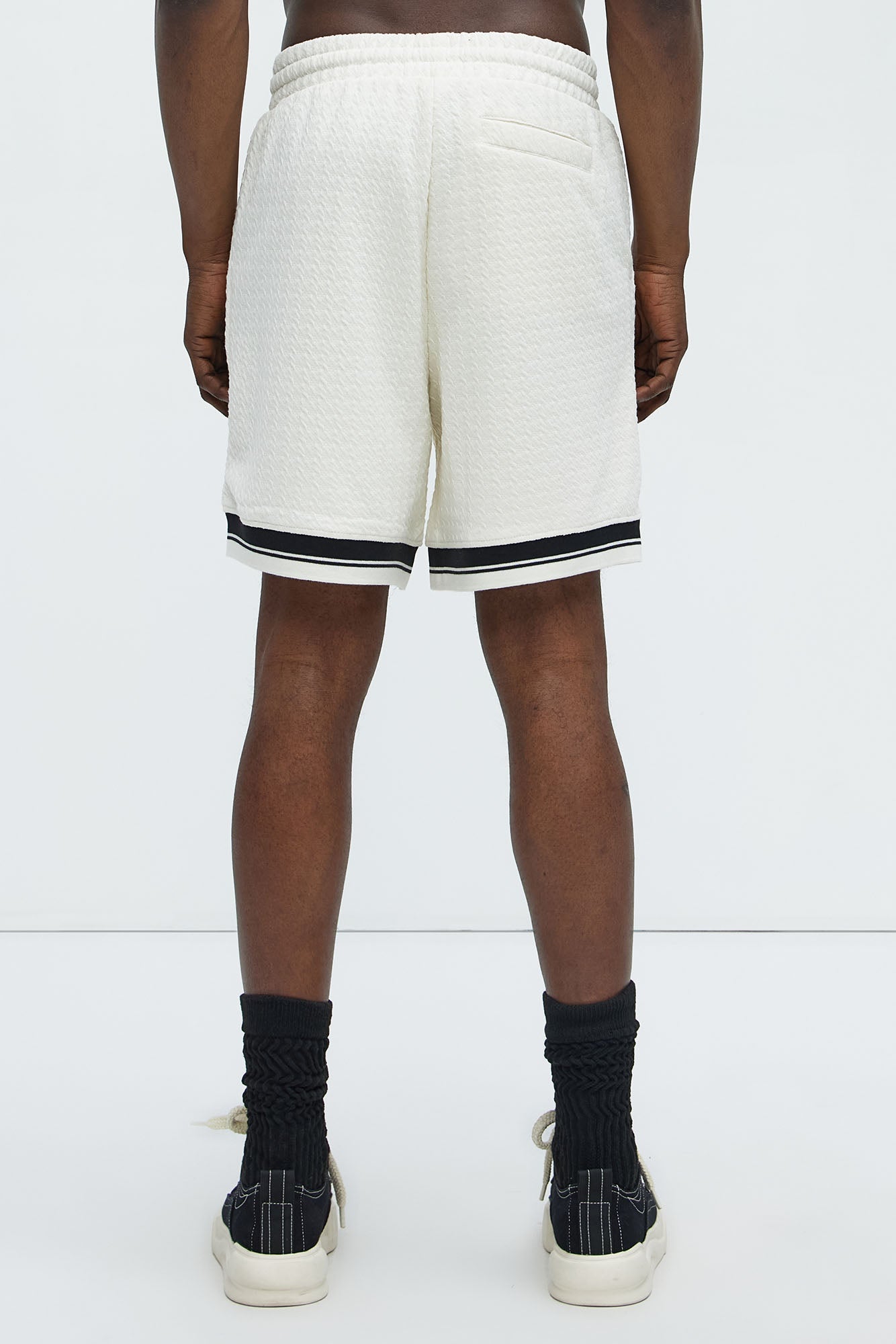 Princeton Textured Shorts - Cream
