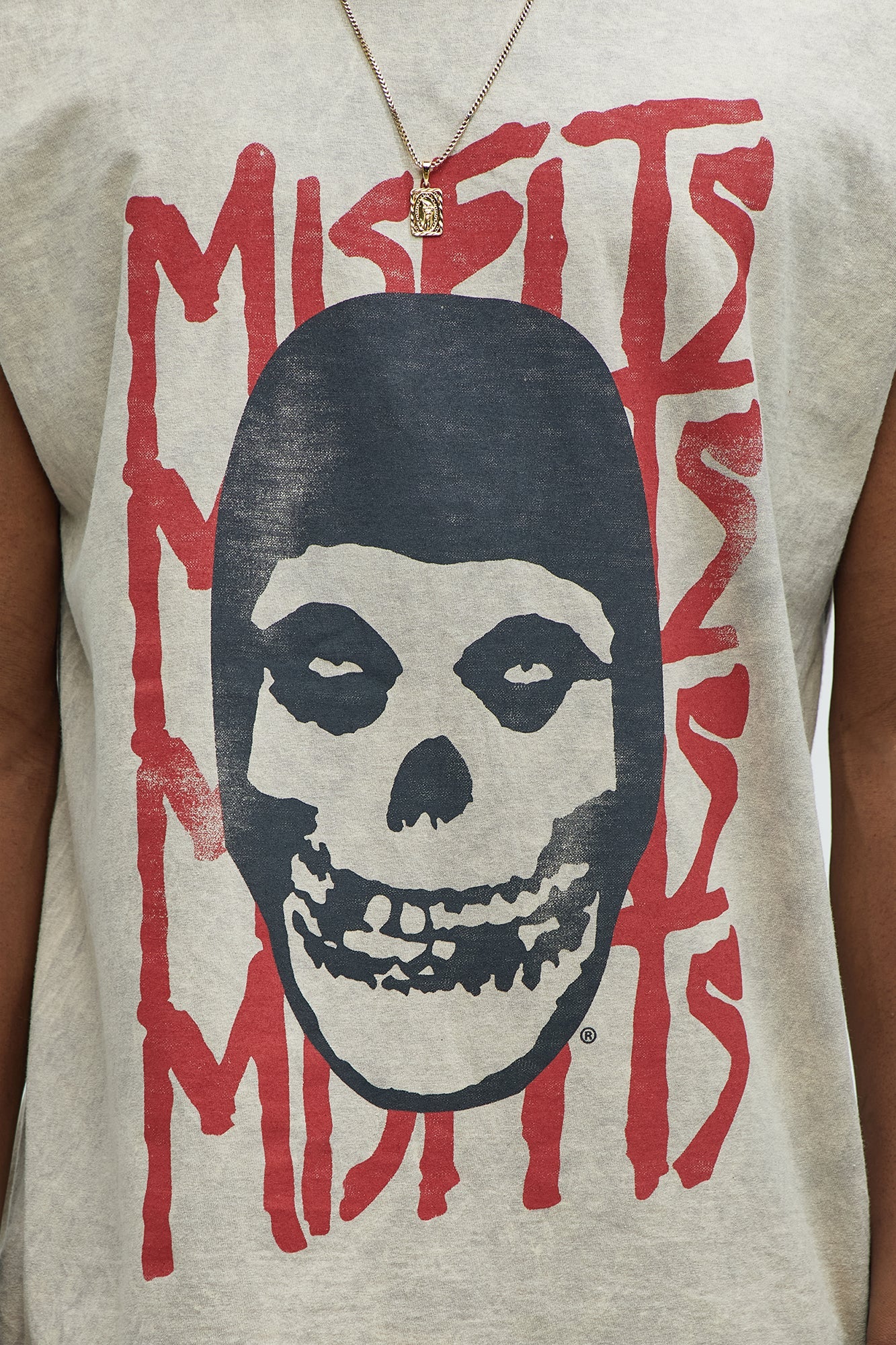Misfits Muscle Tee - Taupe