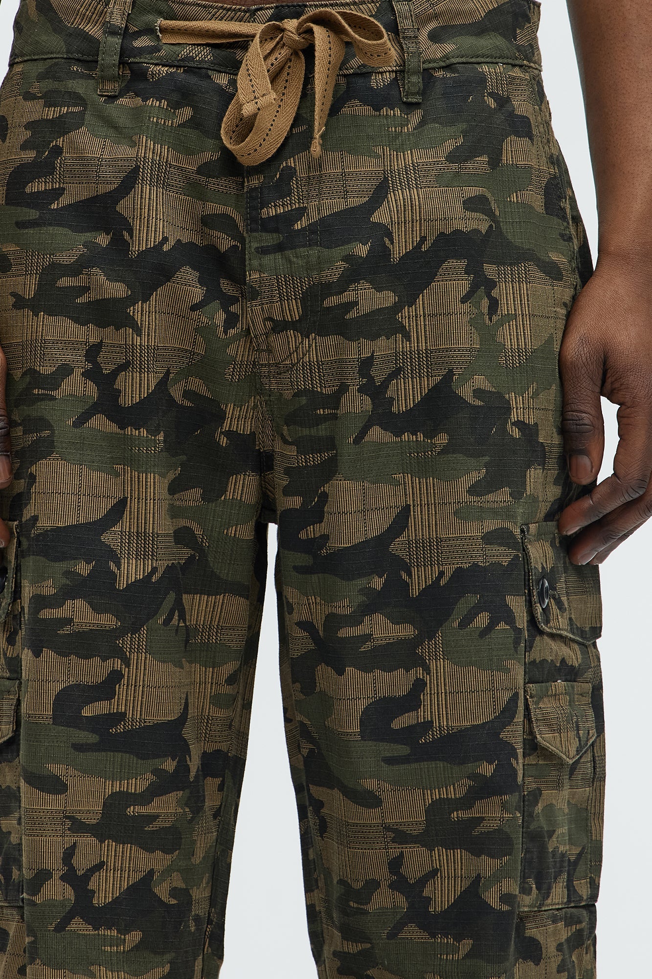 Not On Sight Cargo Baggy Pants - Camouflage
