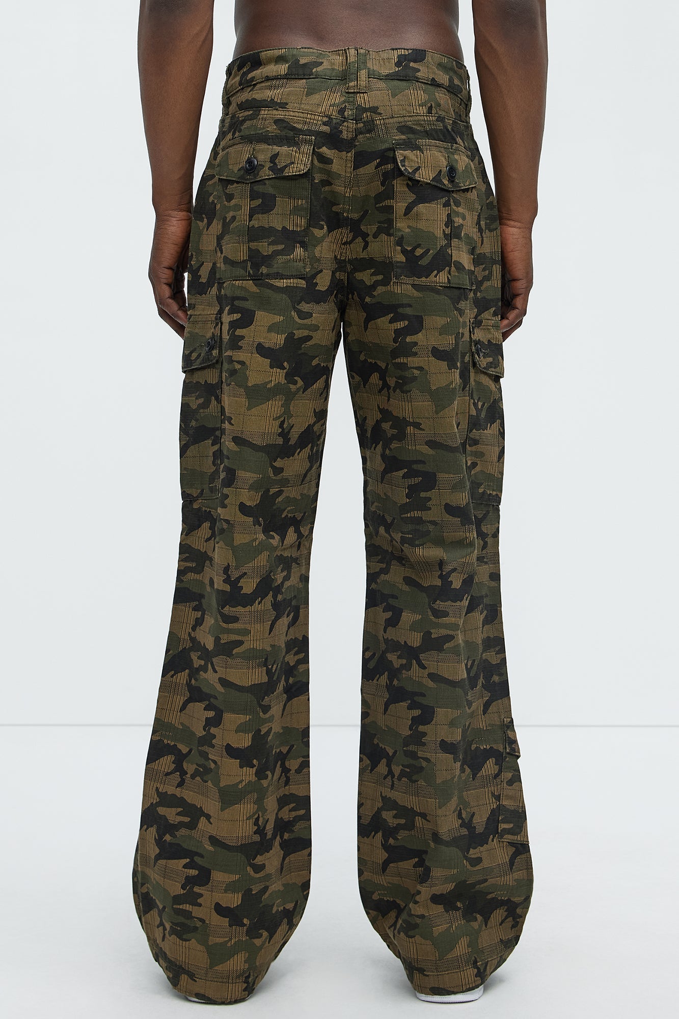 Not On Sight Cargo Baggy Pants - Camouflage