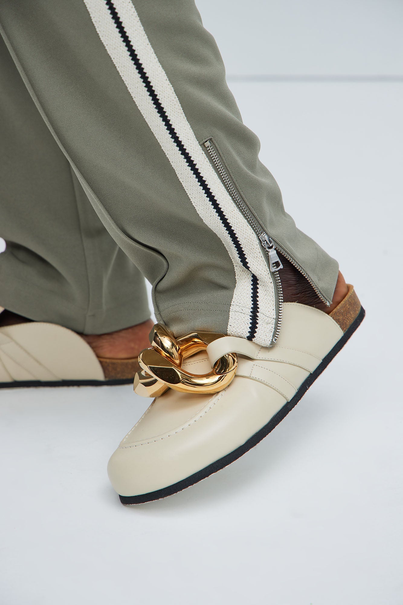 Dennis Classic Knit Track Pants - Olive