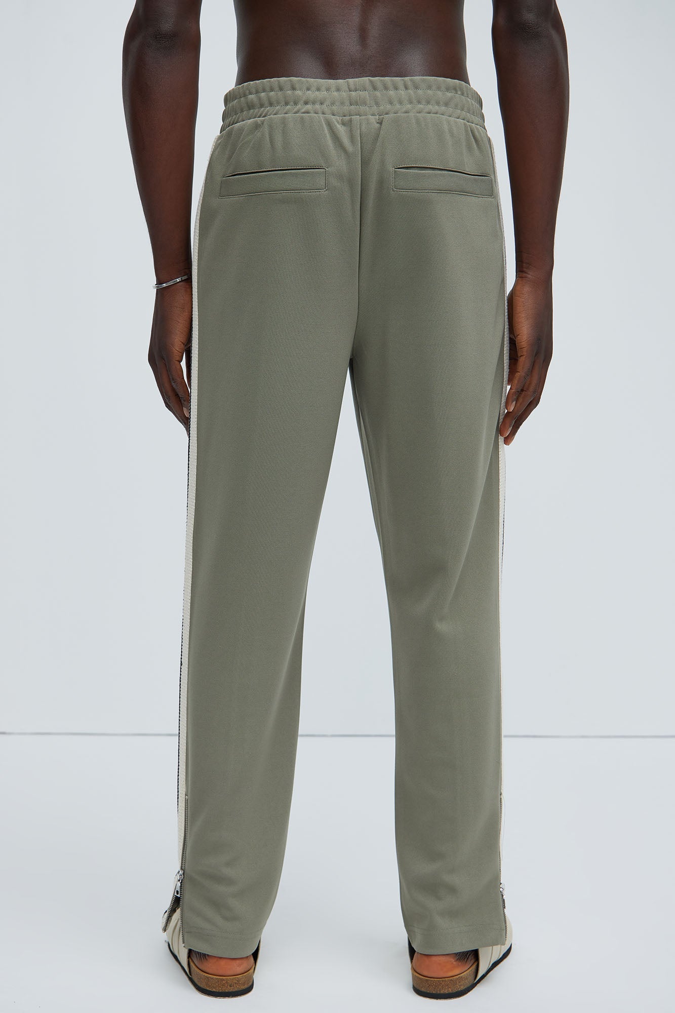 Dennis Classic Knit Track Pants - Olive