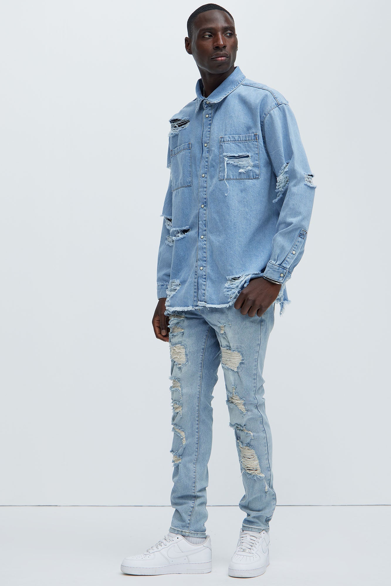 Ain't Got Nothing To Lose Skinny Jeans - Light Wash