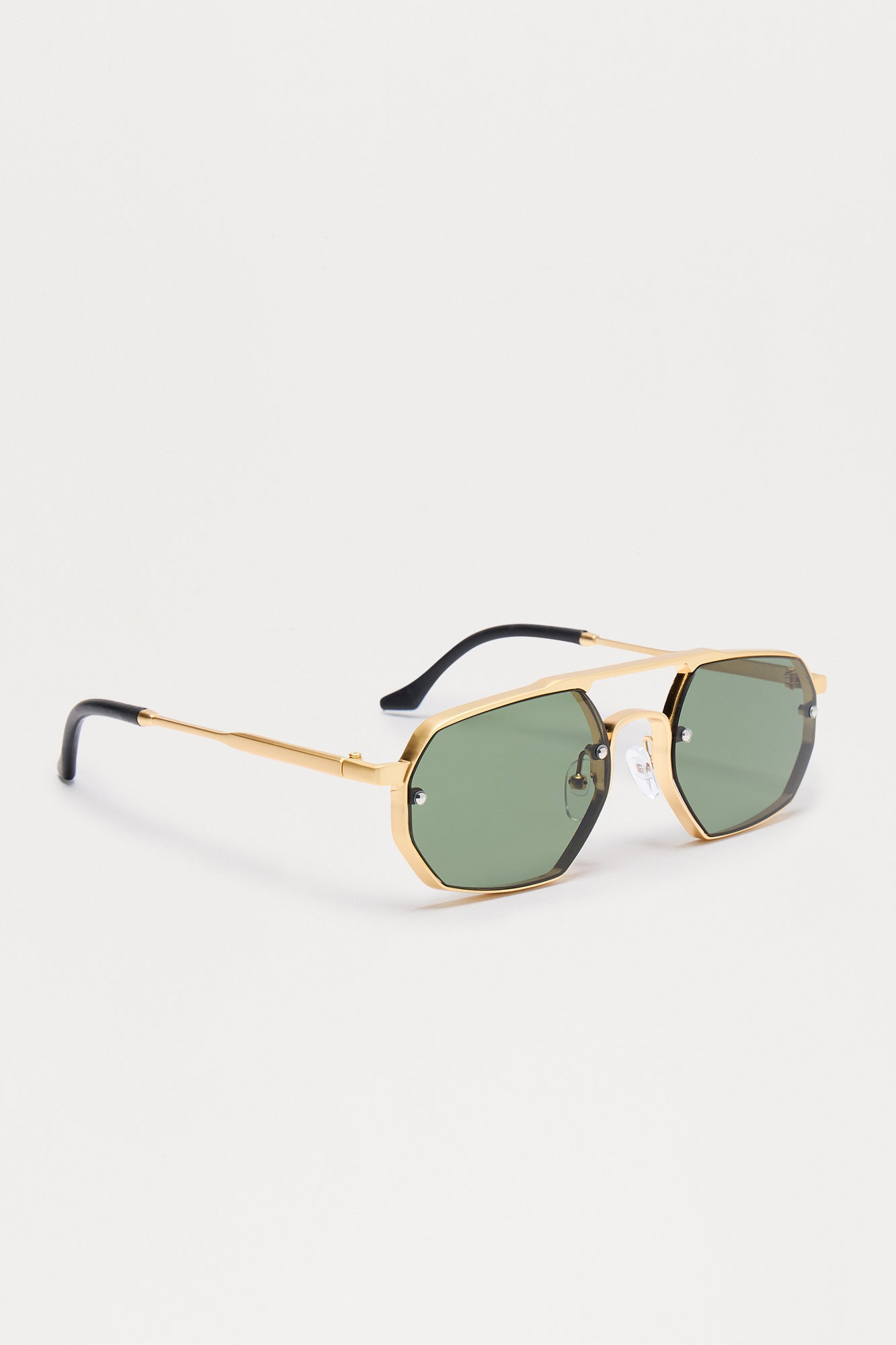 Rebel Aviator Sunglasses - Gold/combo