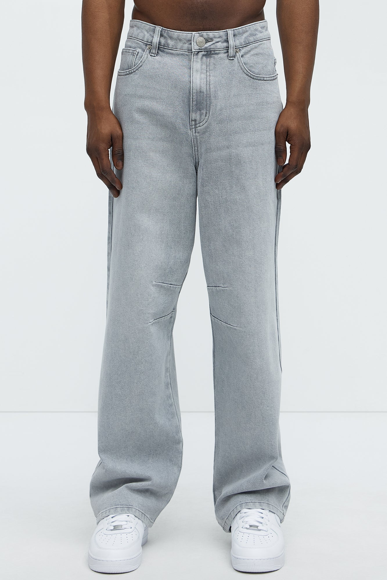 Kylan Classic Baggy Jeans - Slate Grey