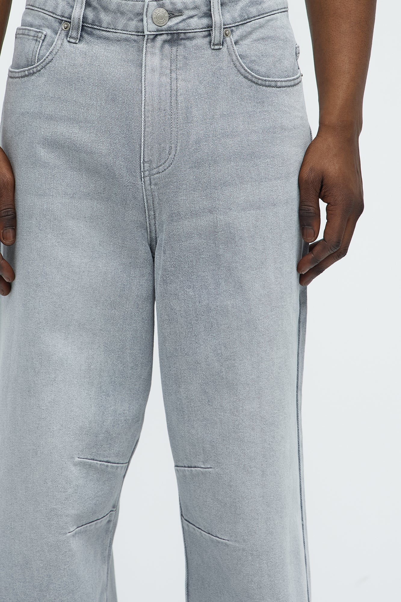 Kylan Classic Baggy Jeans - Slate Grey