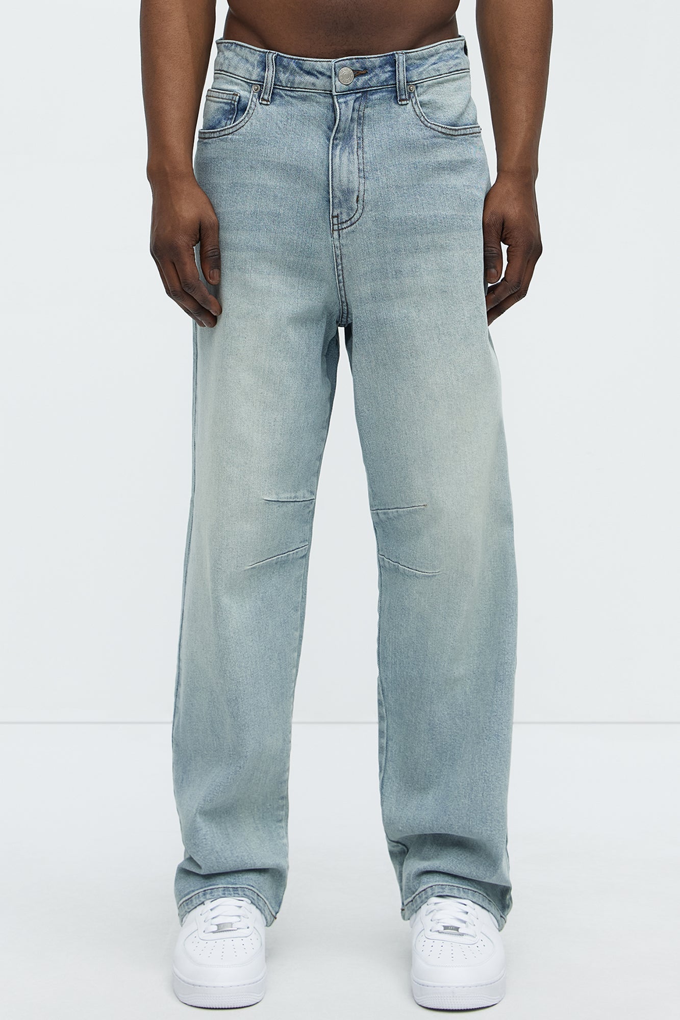 Kylan Classic Baggy Jeans - Light Blue Wash