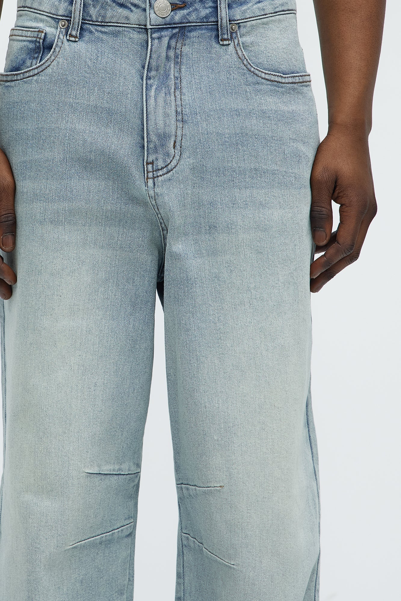 Kylan Classic Baggy Jeans - Light Blue Wash