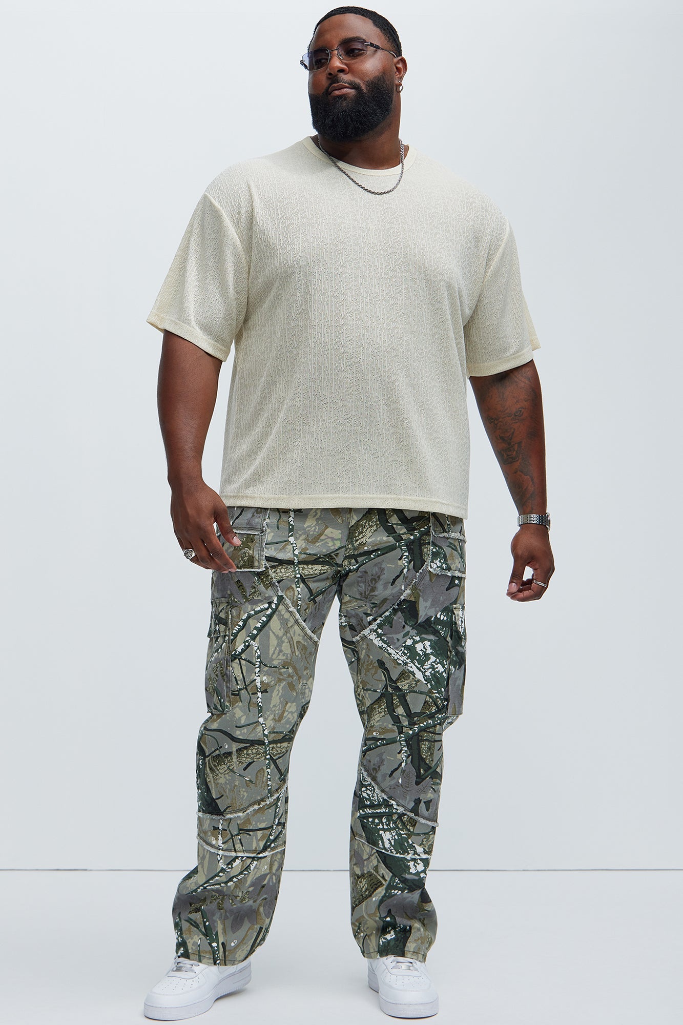 Harvy Straight Pants - Camouflage