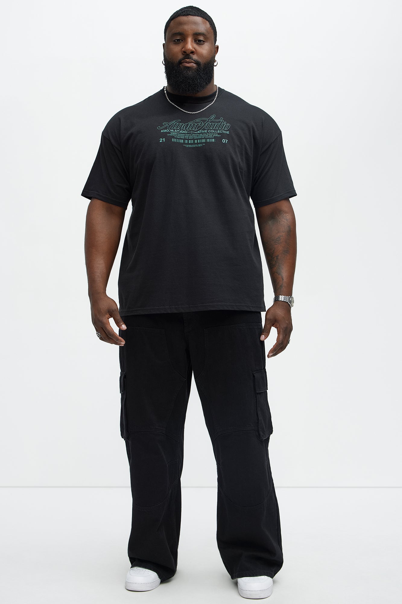 Amour Studio Short Sleeve Tee - Black