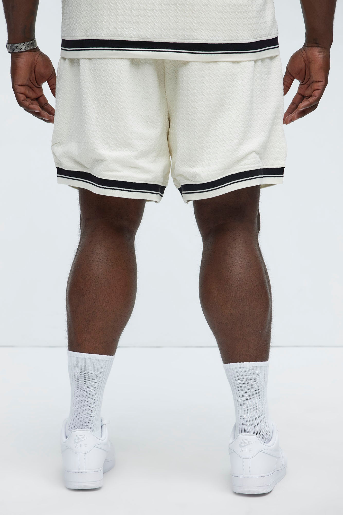 Princeton Textured Shorts - Cream