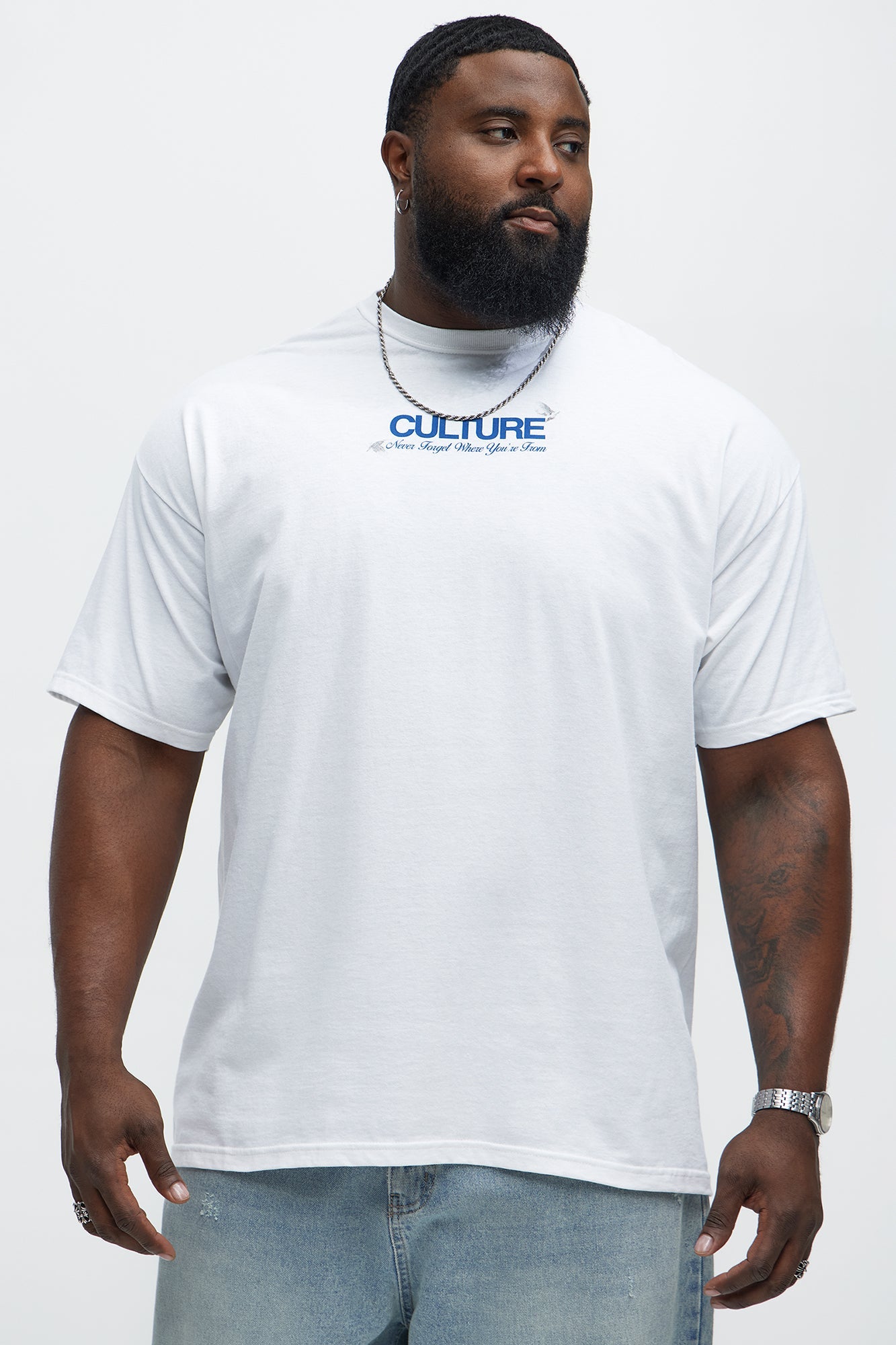 Culture Above All Short Sleeve Tee - White