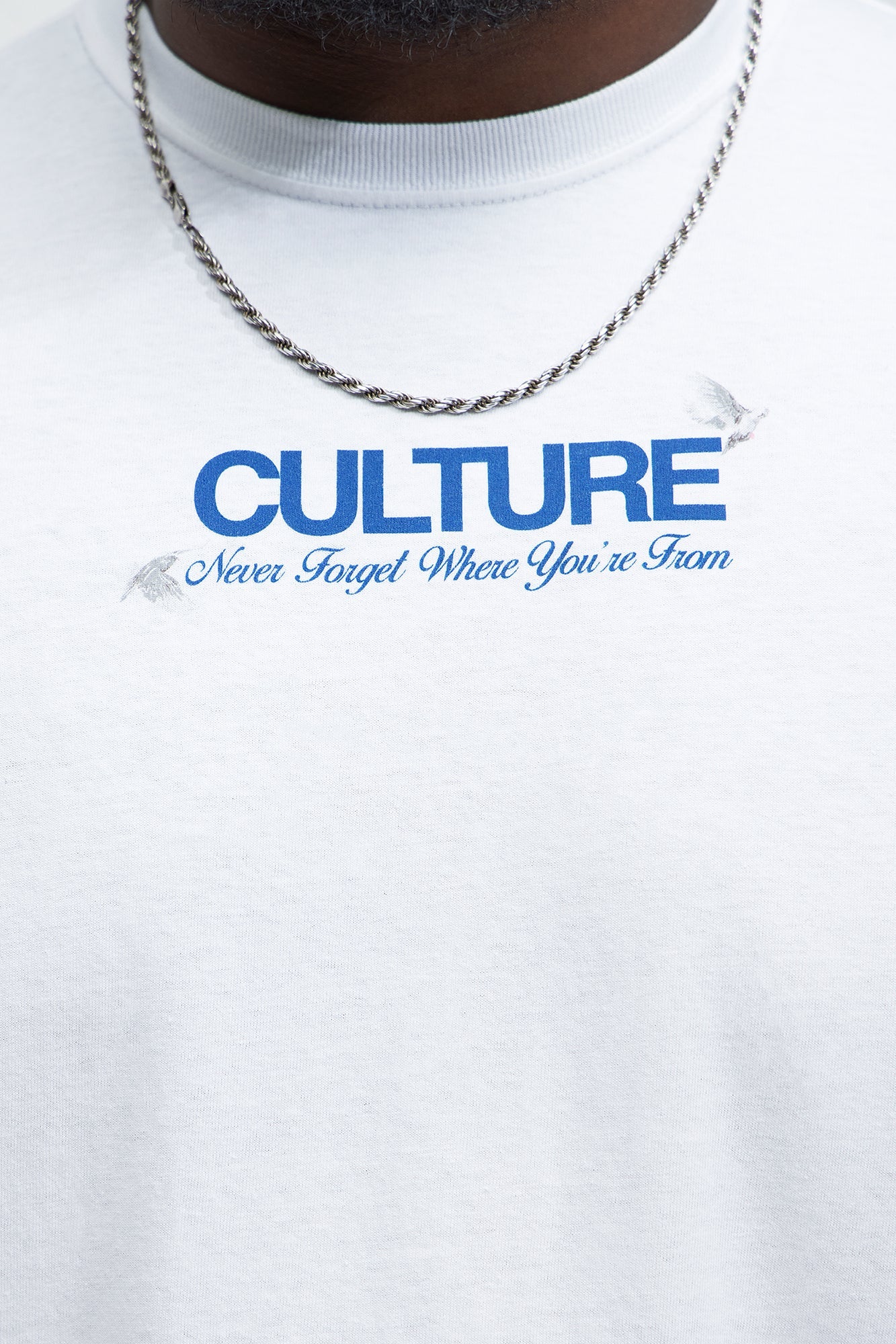 Culture Above All Short Sleeve Tee - White