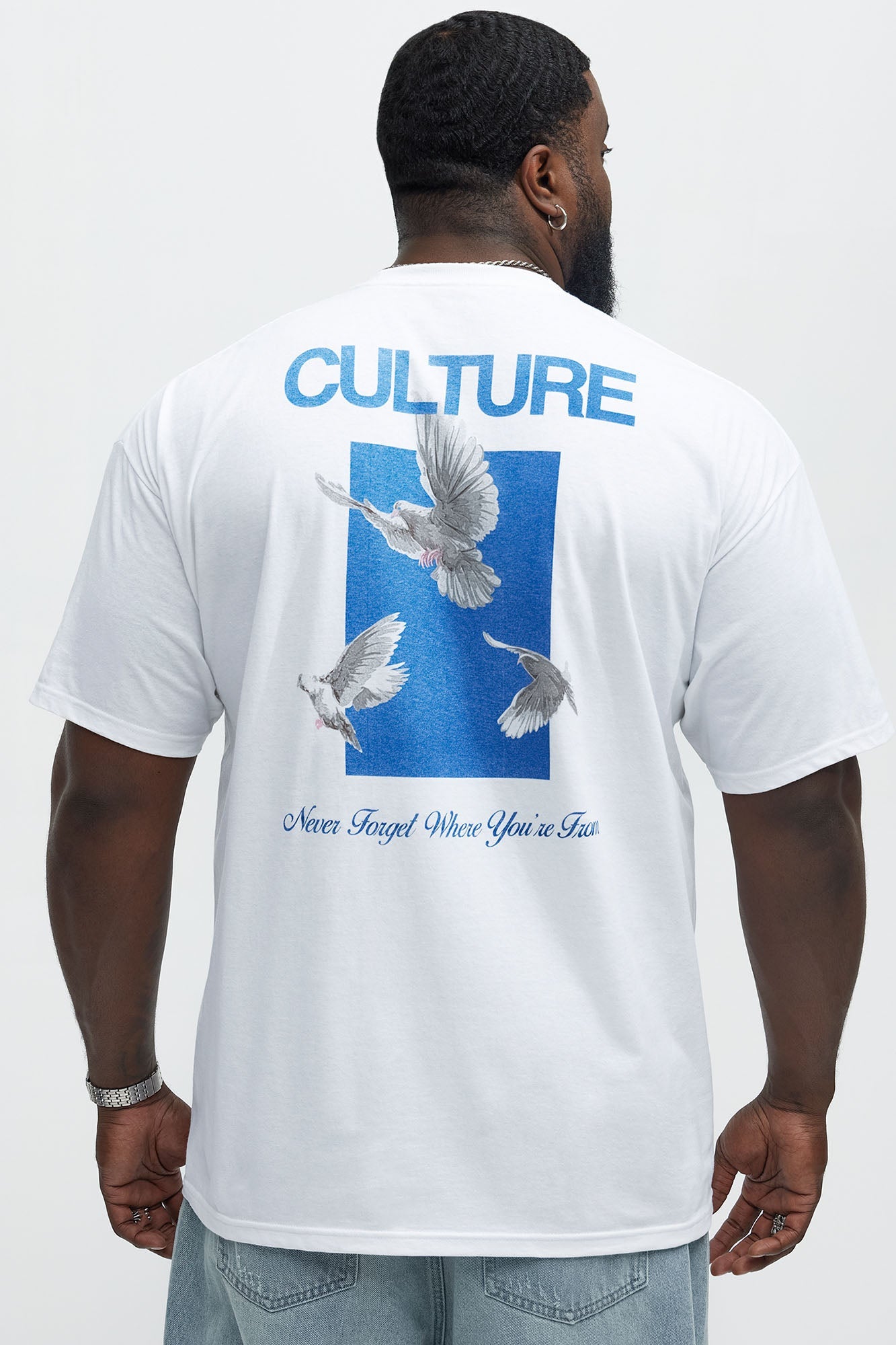 Culture Above All Short Sleeve Tee - White
