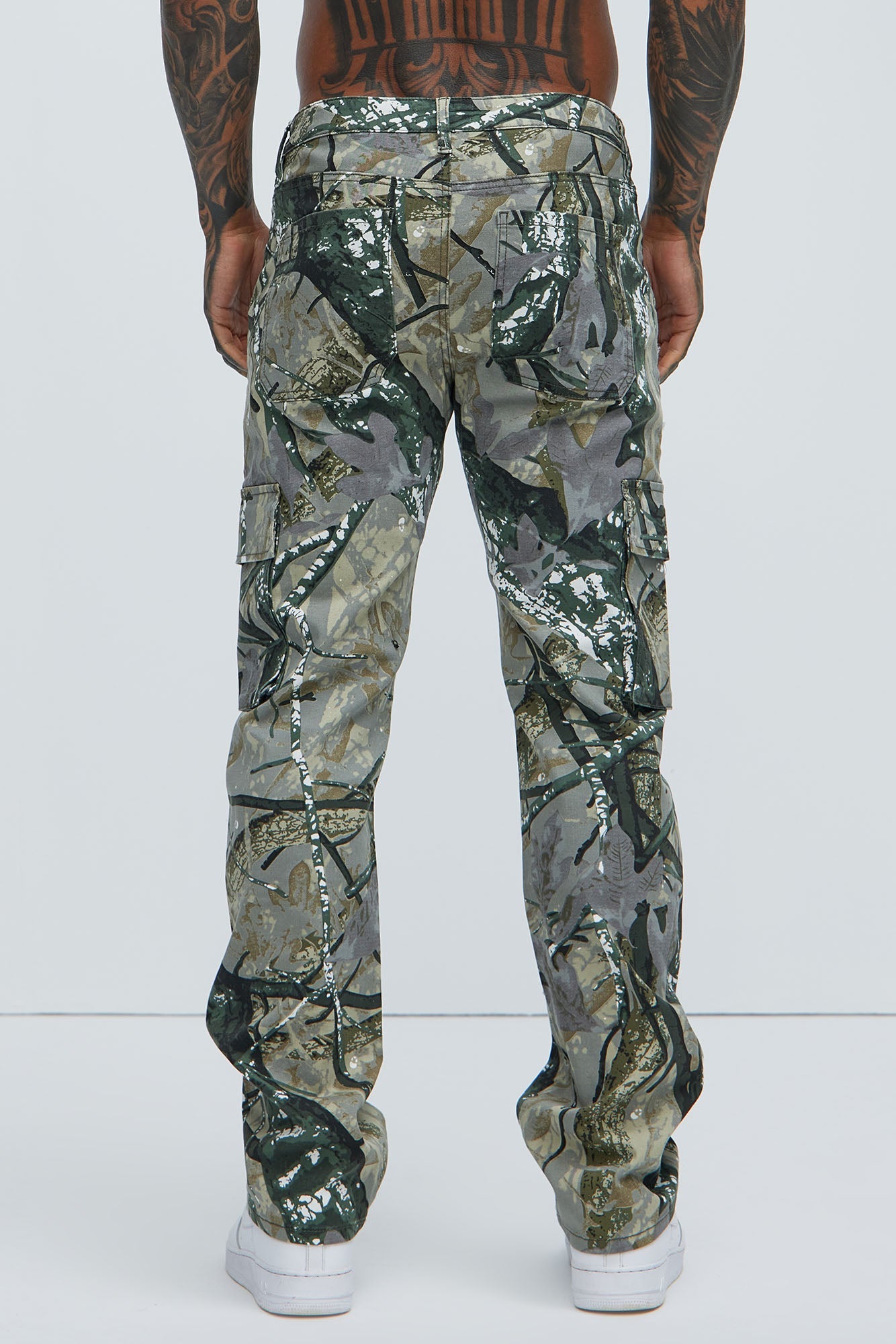 Harvy Straight Pants - Camouflage