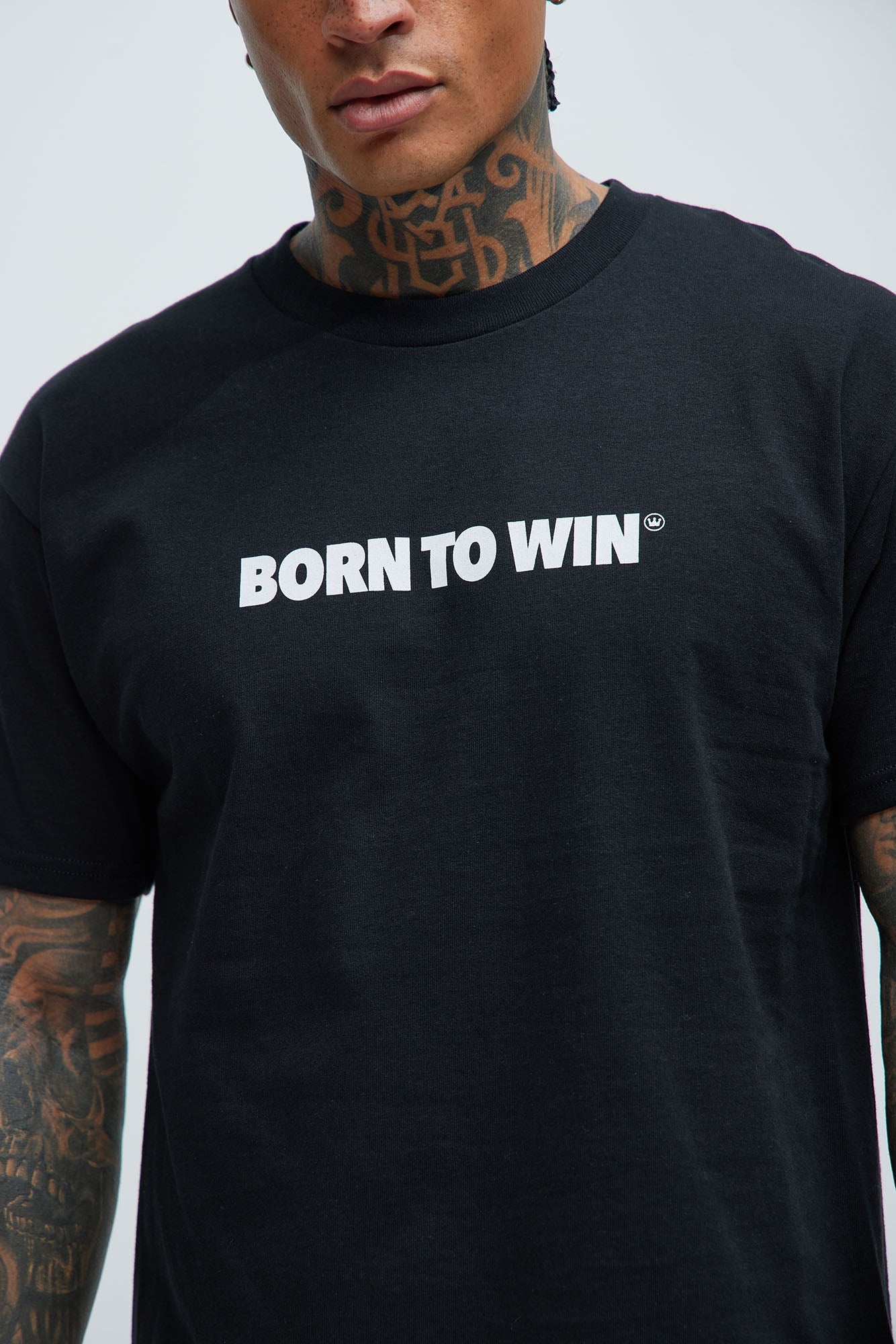 Born To Win Short Sleeve Tee - Black