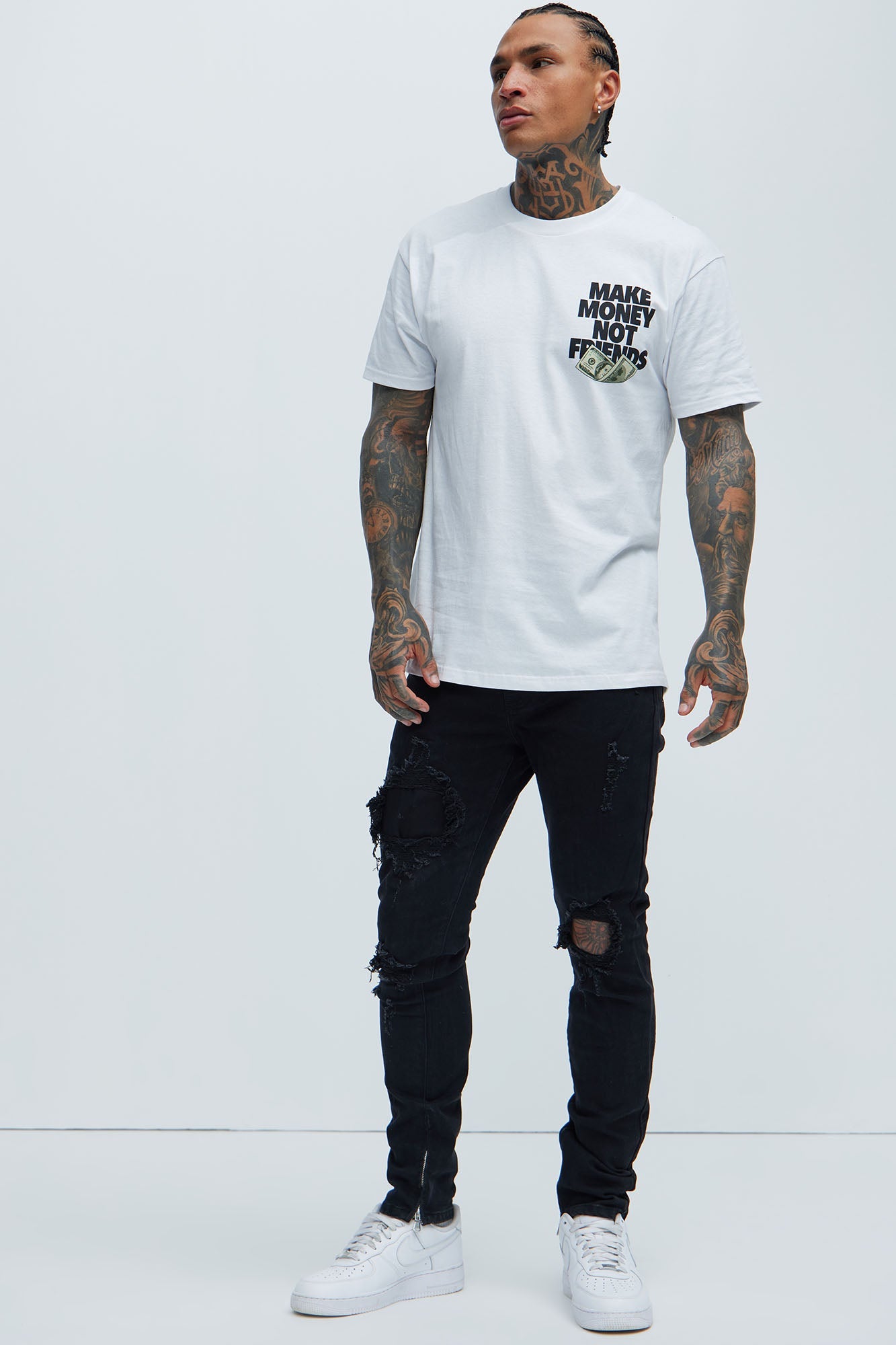 Point Of View Skinny Jeans - Black