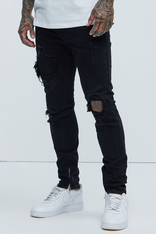 Point Of View Skinny Jeans - Black