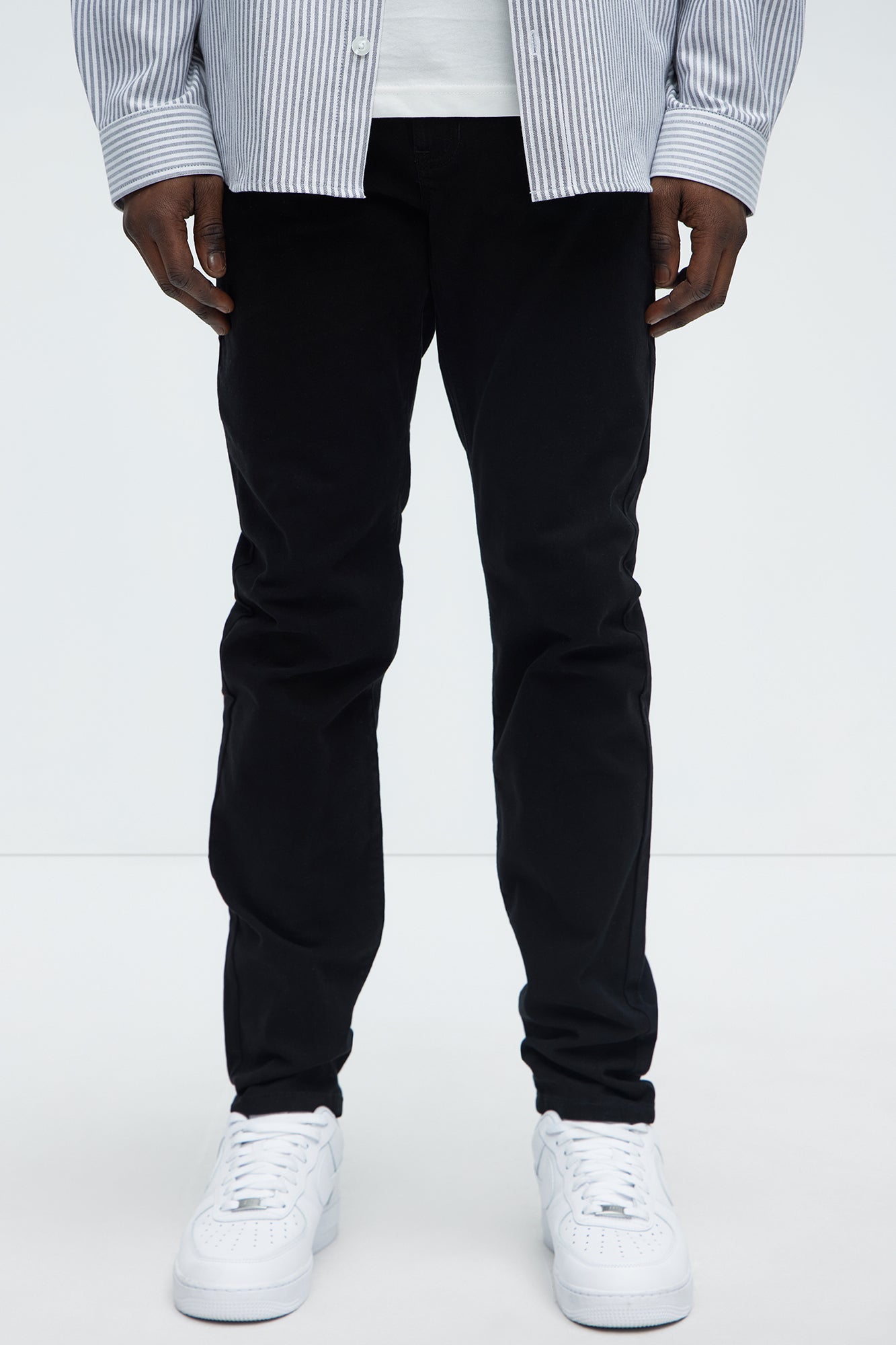 Mac Chino Skinny 5 Pocket Pants - Black
