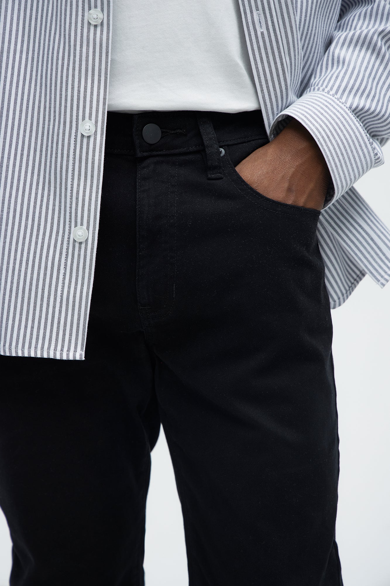 Mac Chino Skinny 5 Pocket Pants - Black