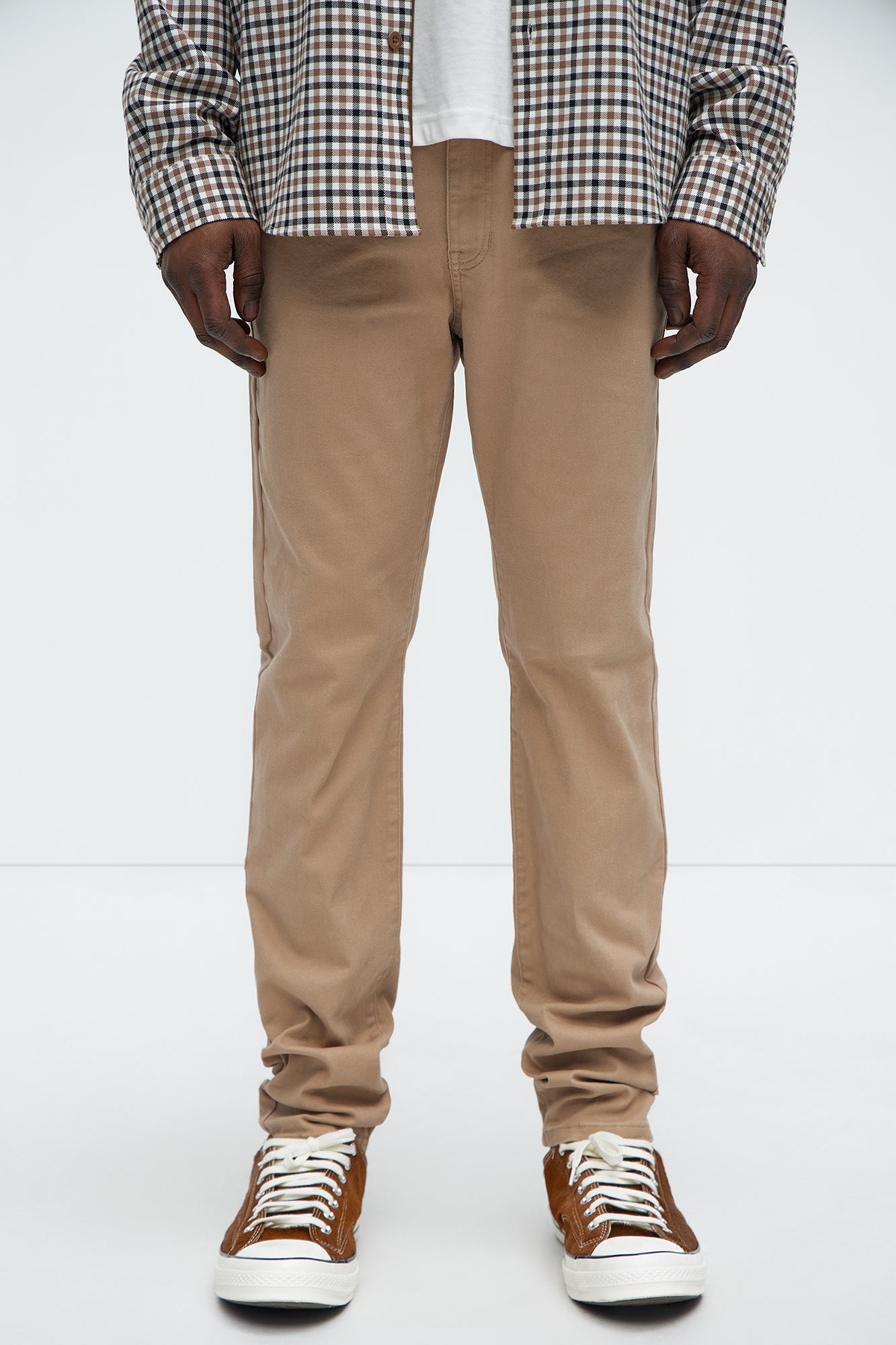 Mac Chino Skinny 5 Pocket Pants - Khaki