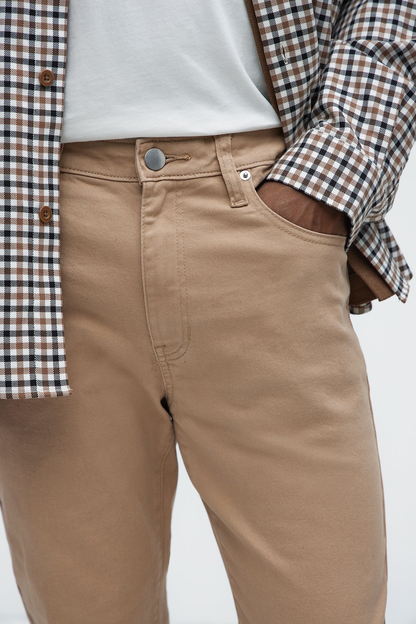 Mac Chino Skinny 5 Pocket Pants - Khaki