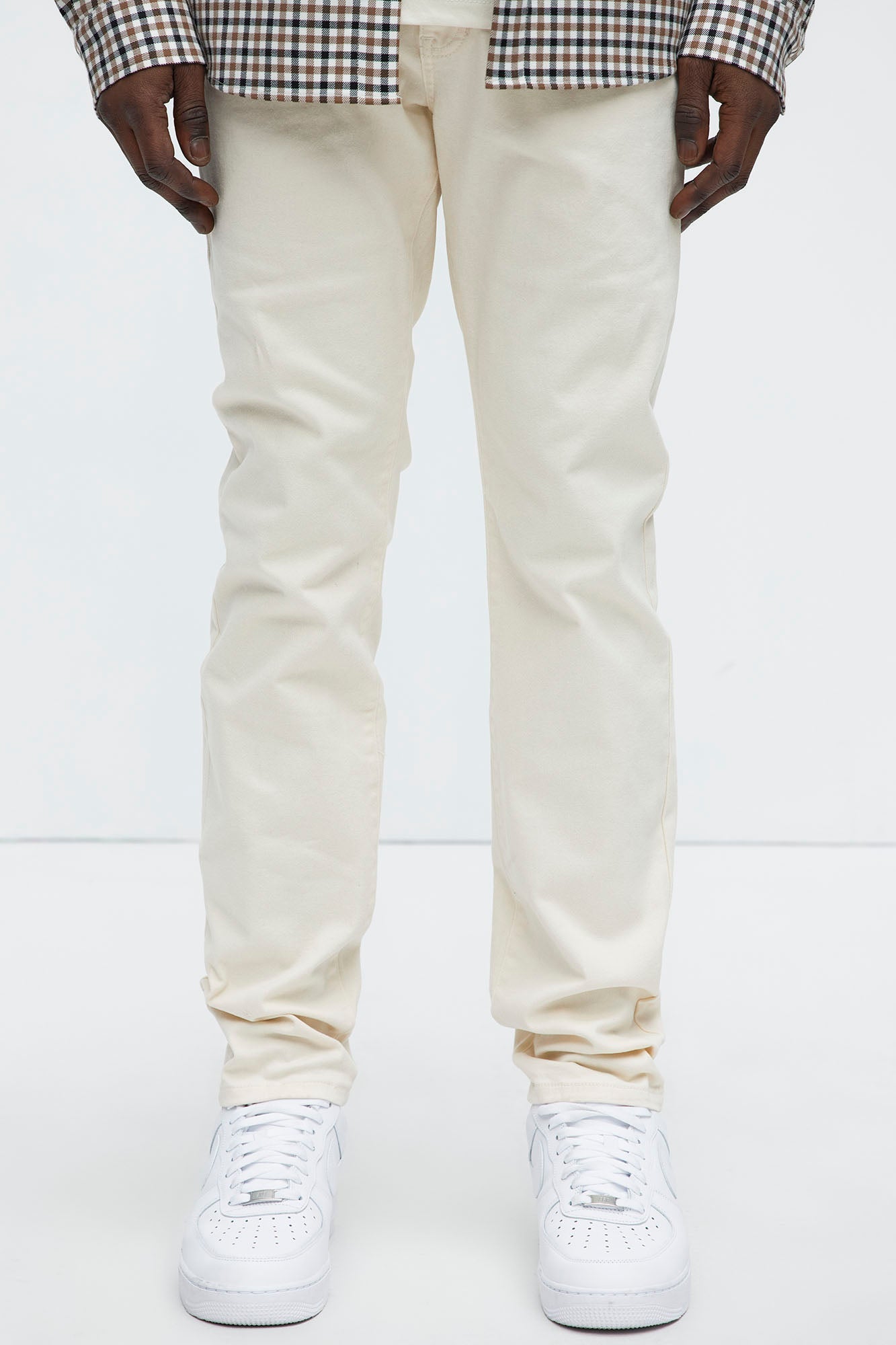 Mac Chino Skinny 5 Pocket Pants - Cream