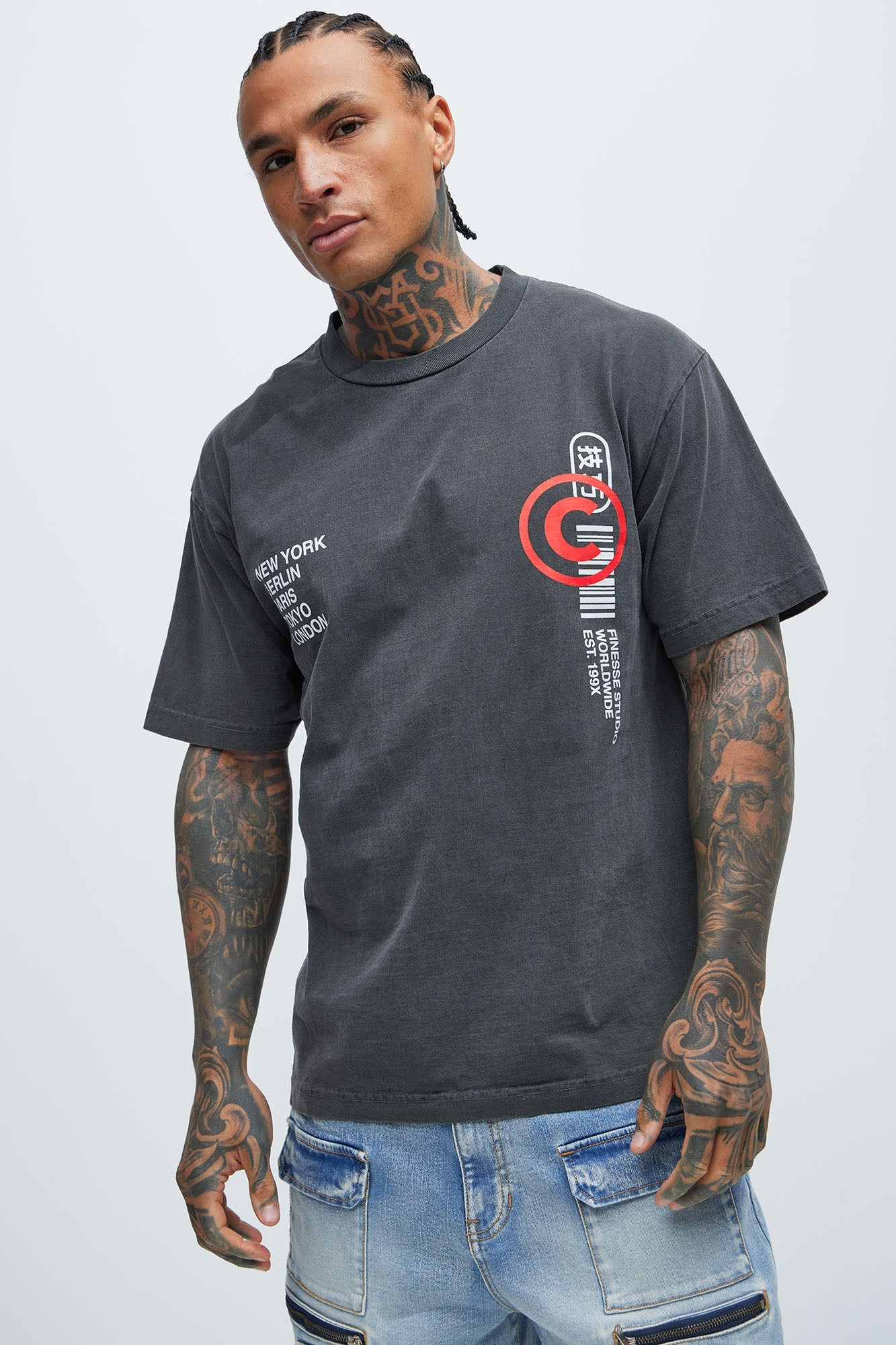 Finesse Studio Short Sleeve Tee - Black